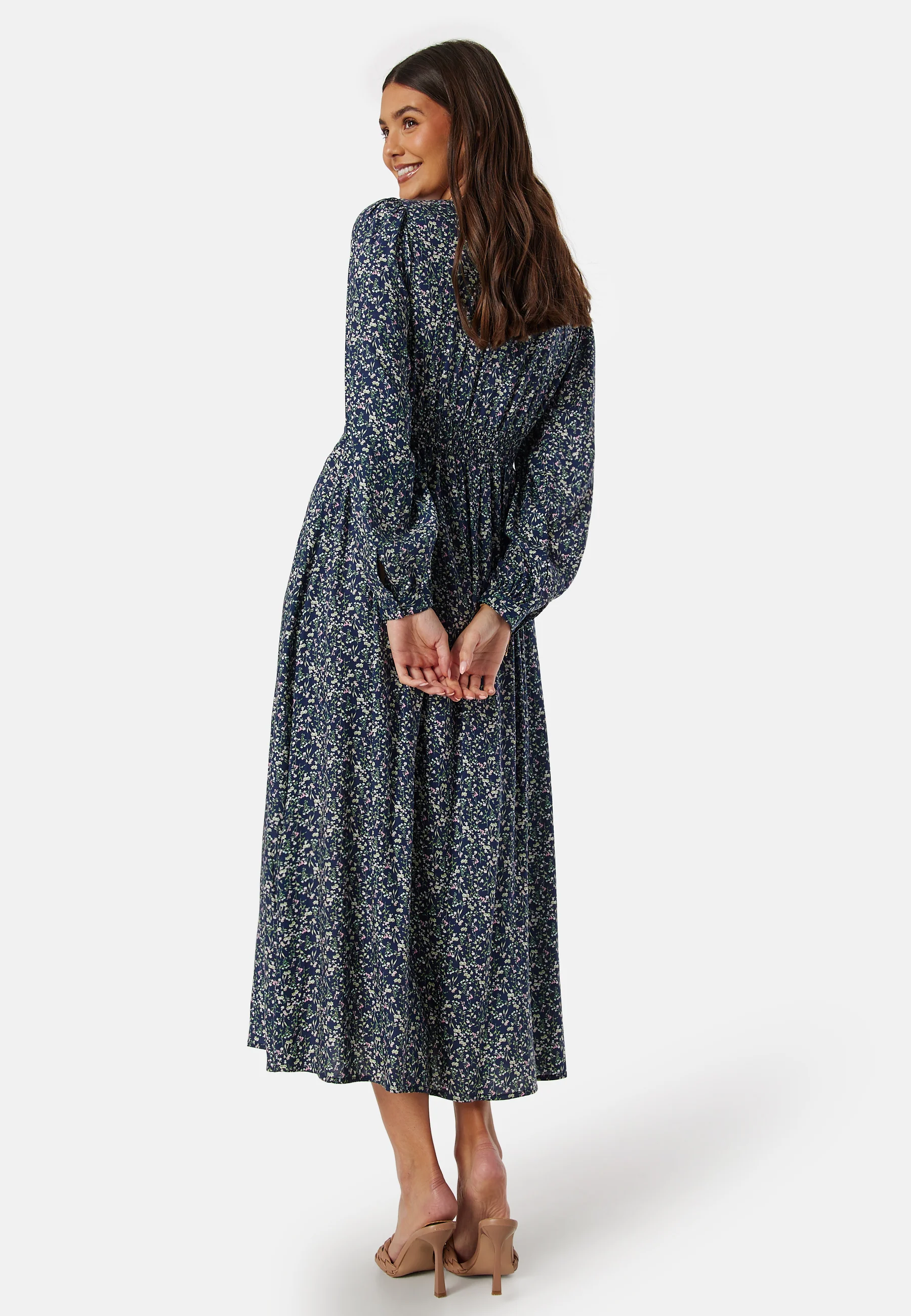 Viscose V-neck Maxi Dress - Image 3