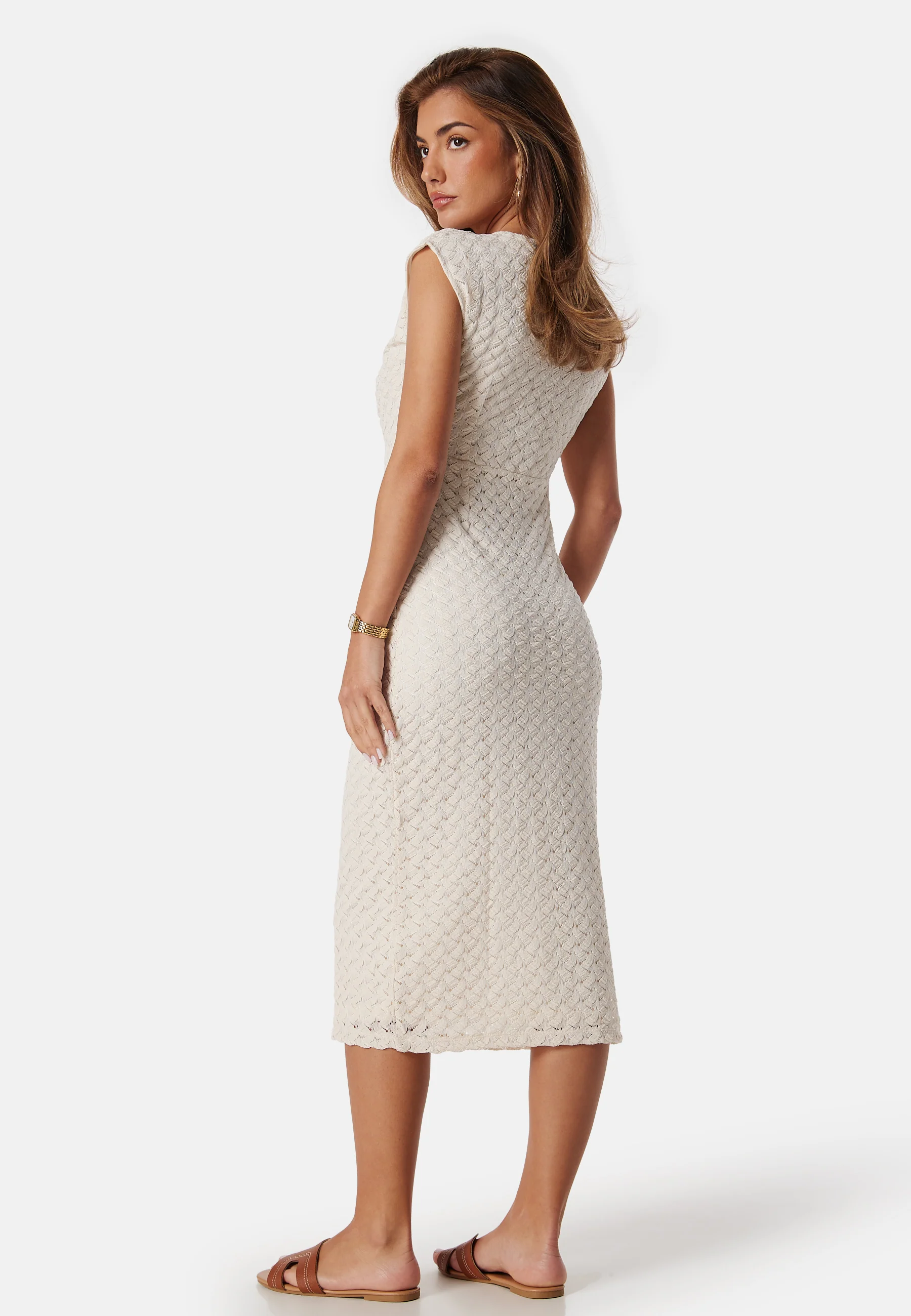 Visolira V-Neck cap sleeve dress - Image 2