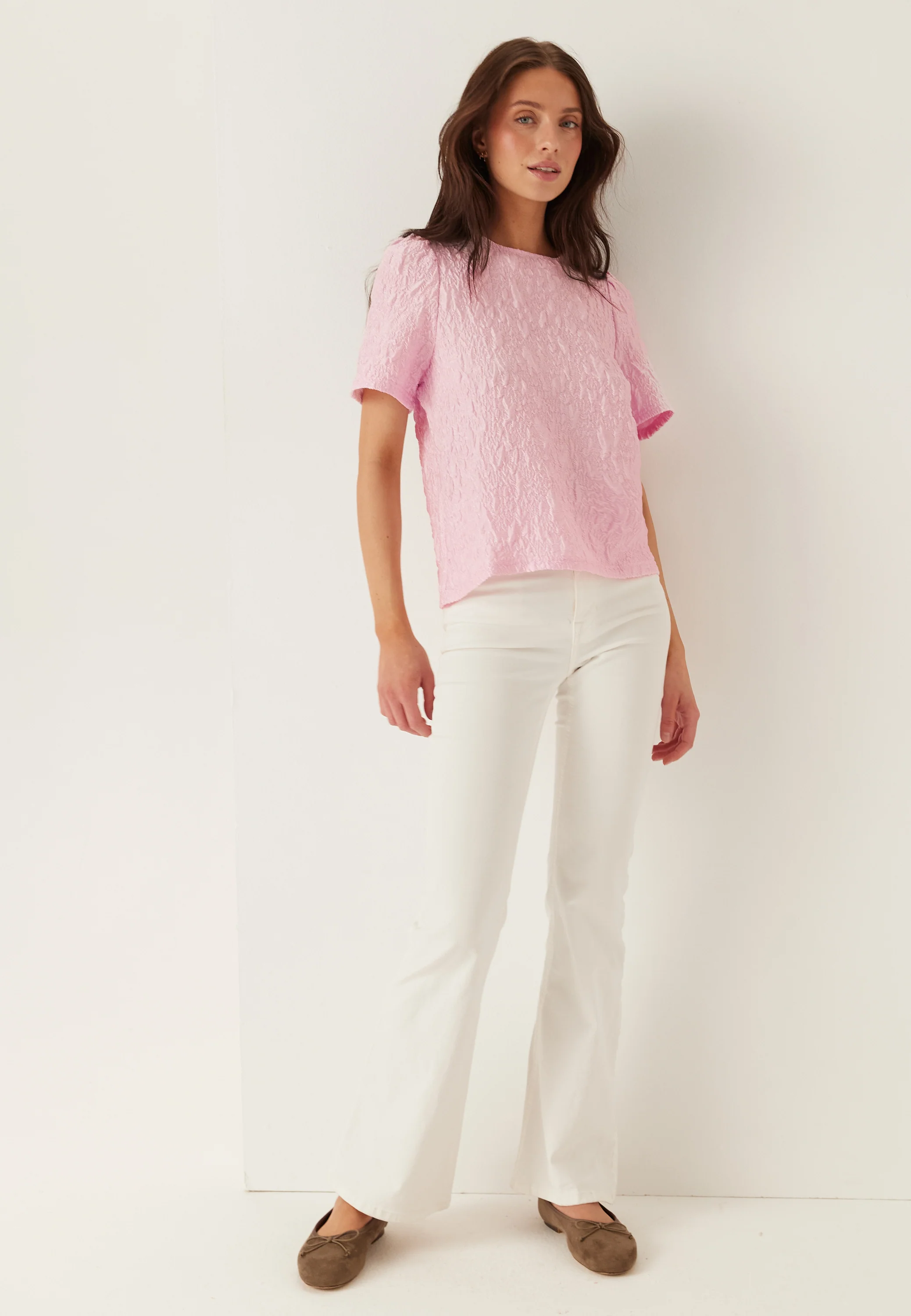 Visophia O-neck S/S TOP - Image 2