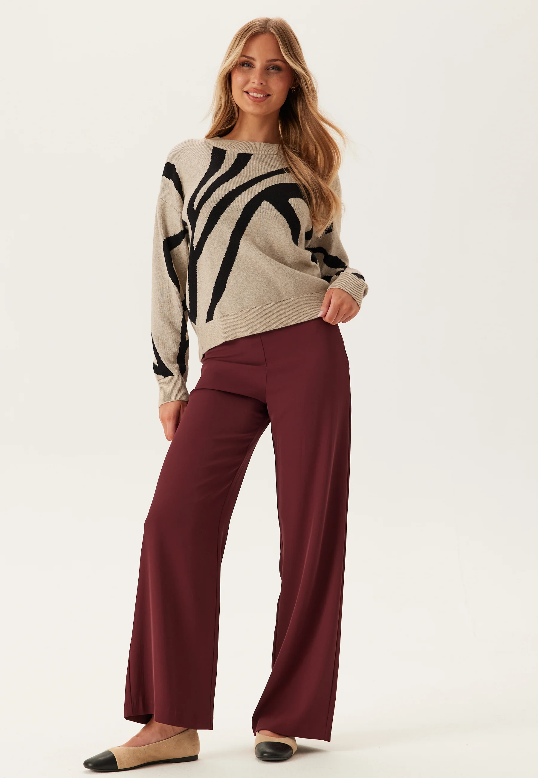 Vitif Jacquard L/S KNIT TOP KN - Image 3