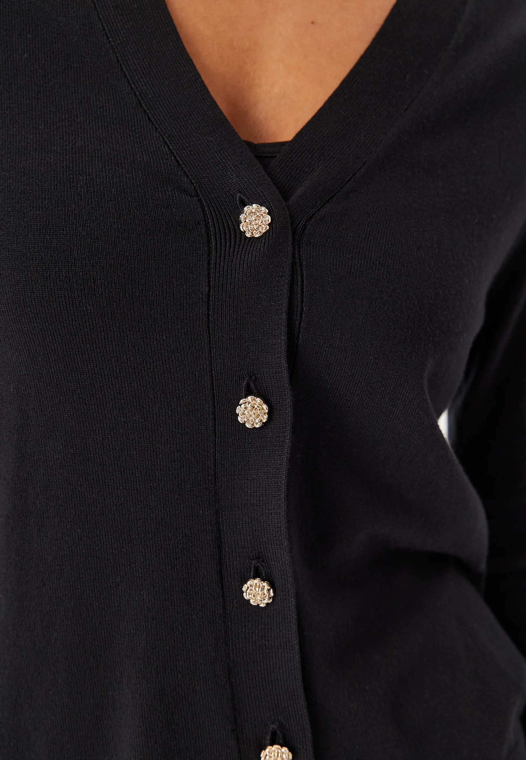 Viwennie V-neck L/S Knit Cardigan - Image 5