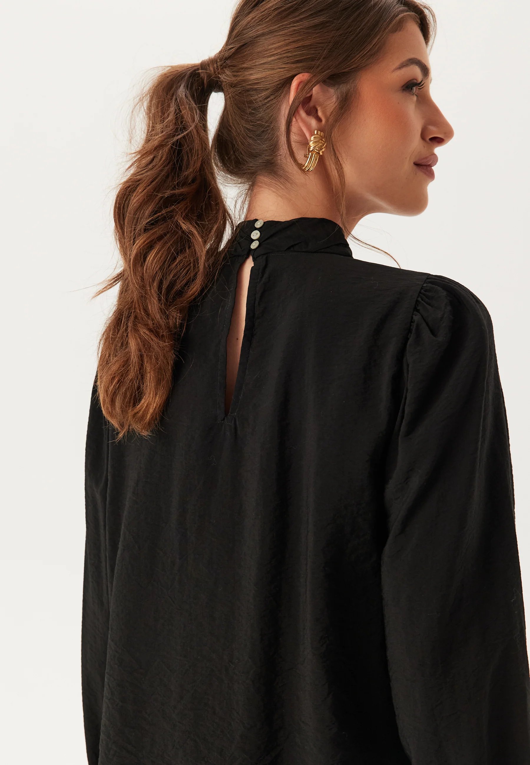 Vmbailey Ls Frill Top Wvn - Image 5