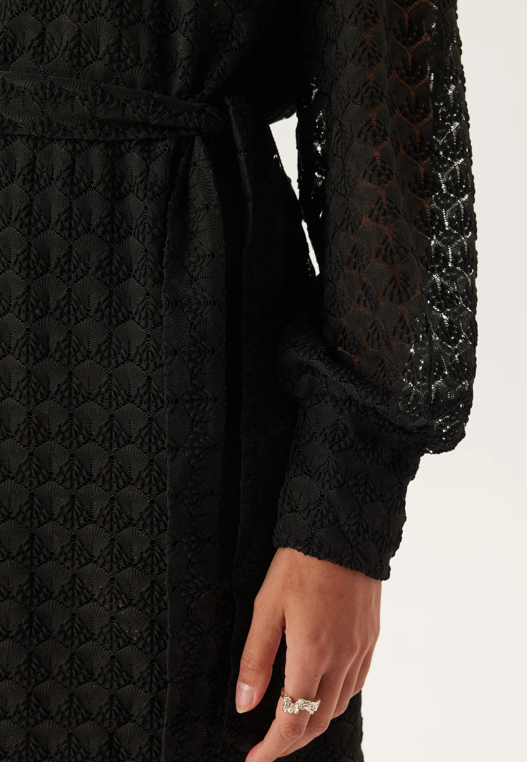 Vmbecca Ls O-neck Lace Dress - Image 4