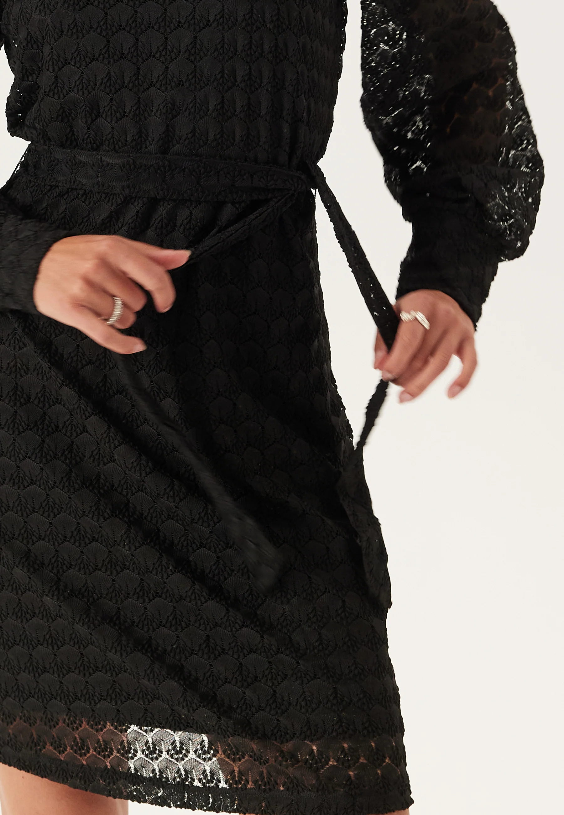 Vmbecca Ls O-neck Lace Dress - Image 6