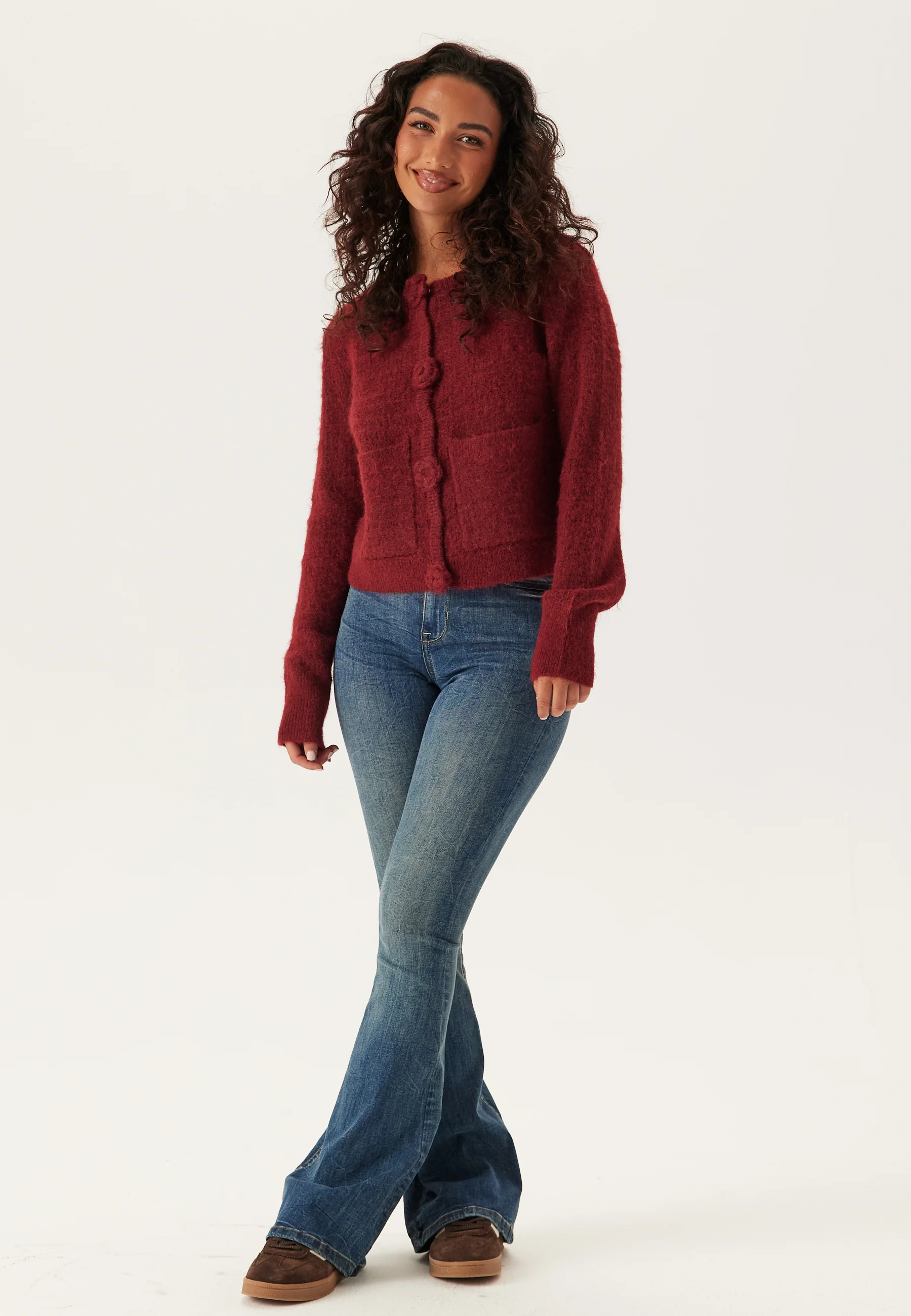 Vmblossom Ls O-neck Cardigan - Image 3