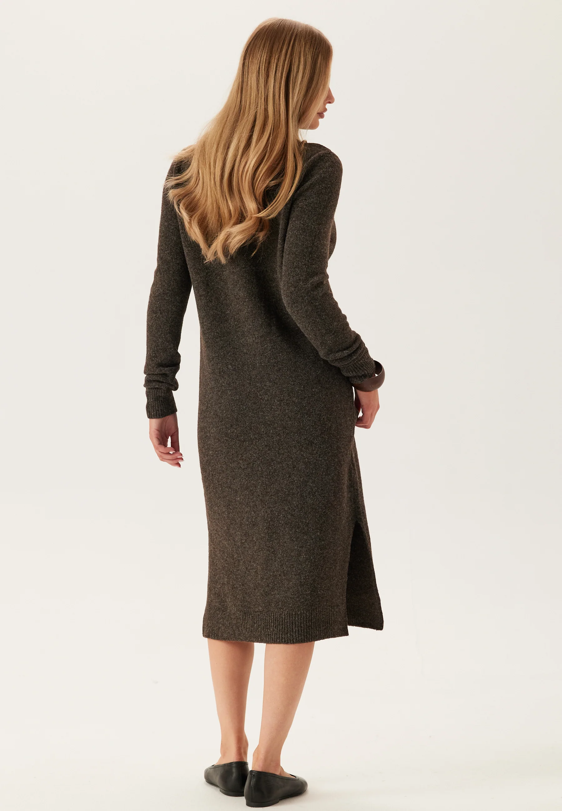 Vmboom Ls Rollneck Dress - Image 2
