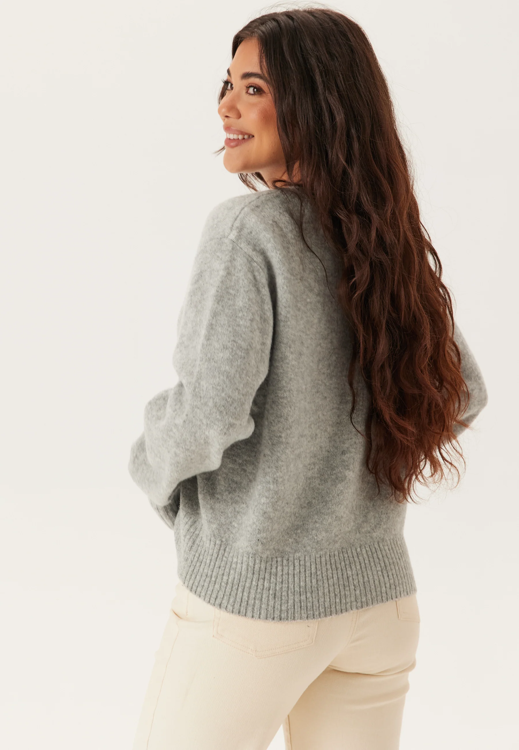 Vmboom Ls V-neck Pullover - Image 2