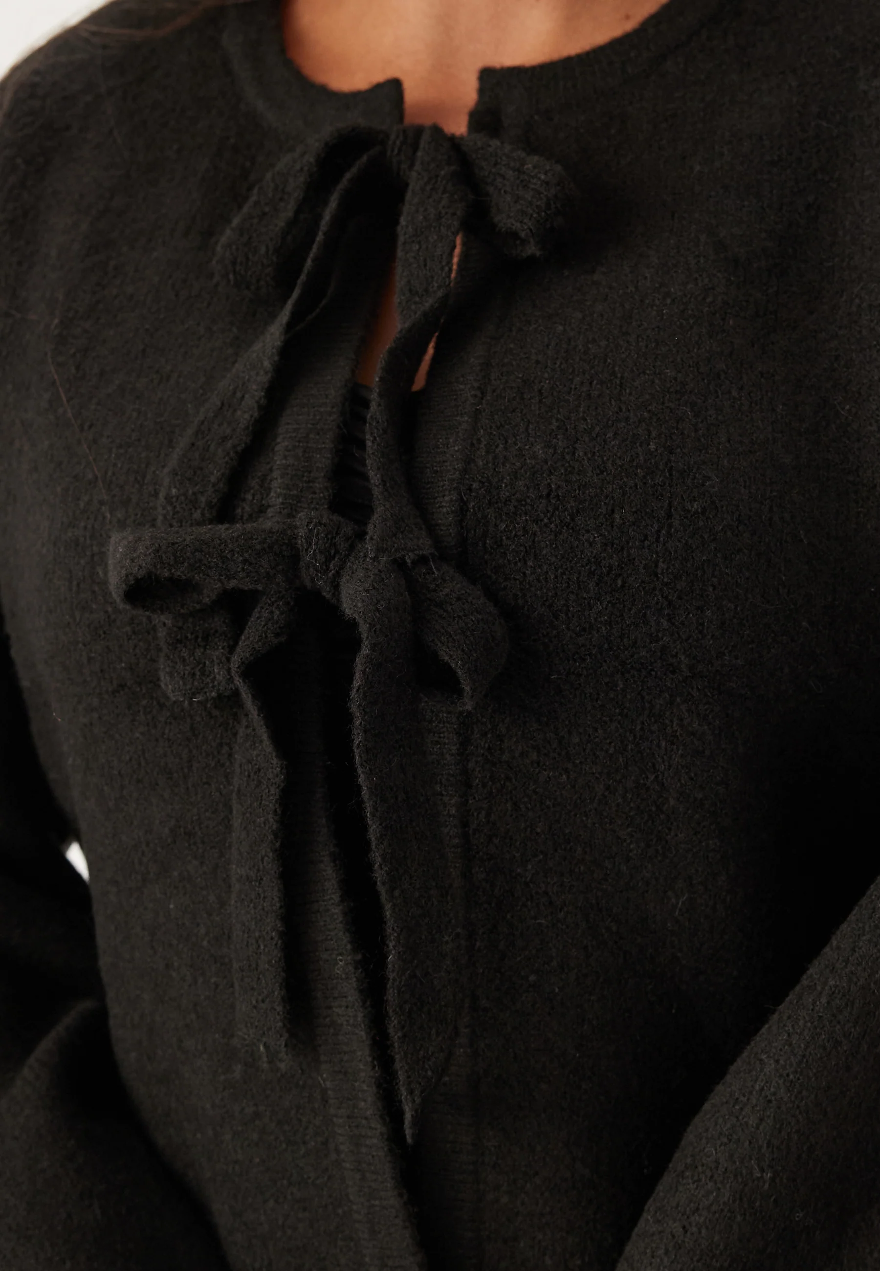 Vmbow Ls O-neck Tie Cardigan - Image 4