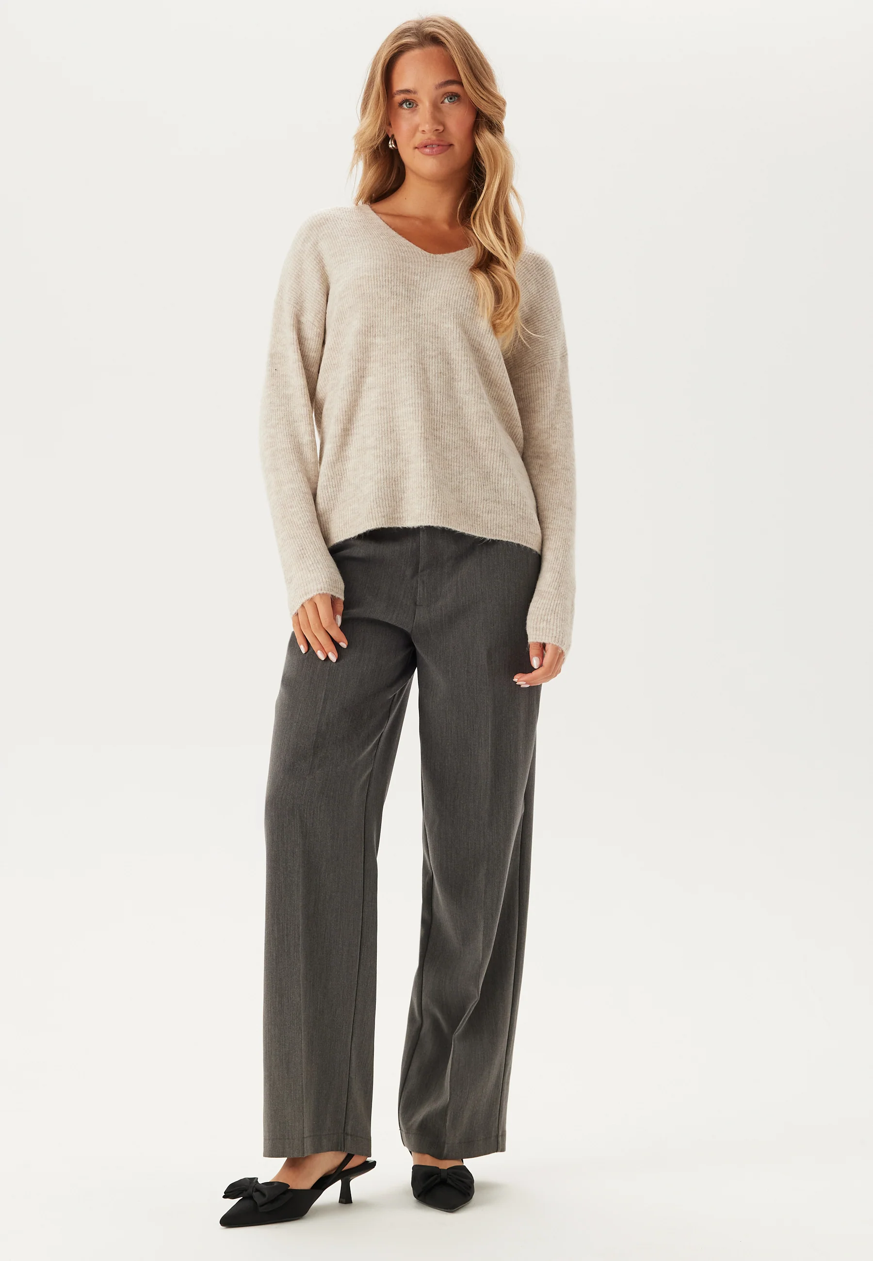 Vmcrewlefile V-Neck Pullover - Image 4