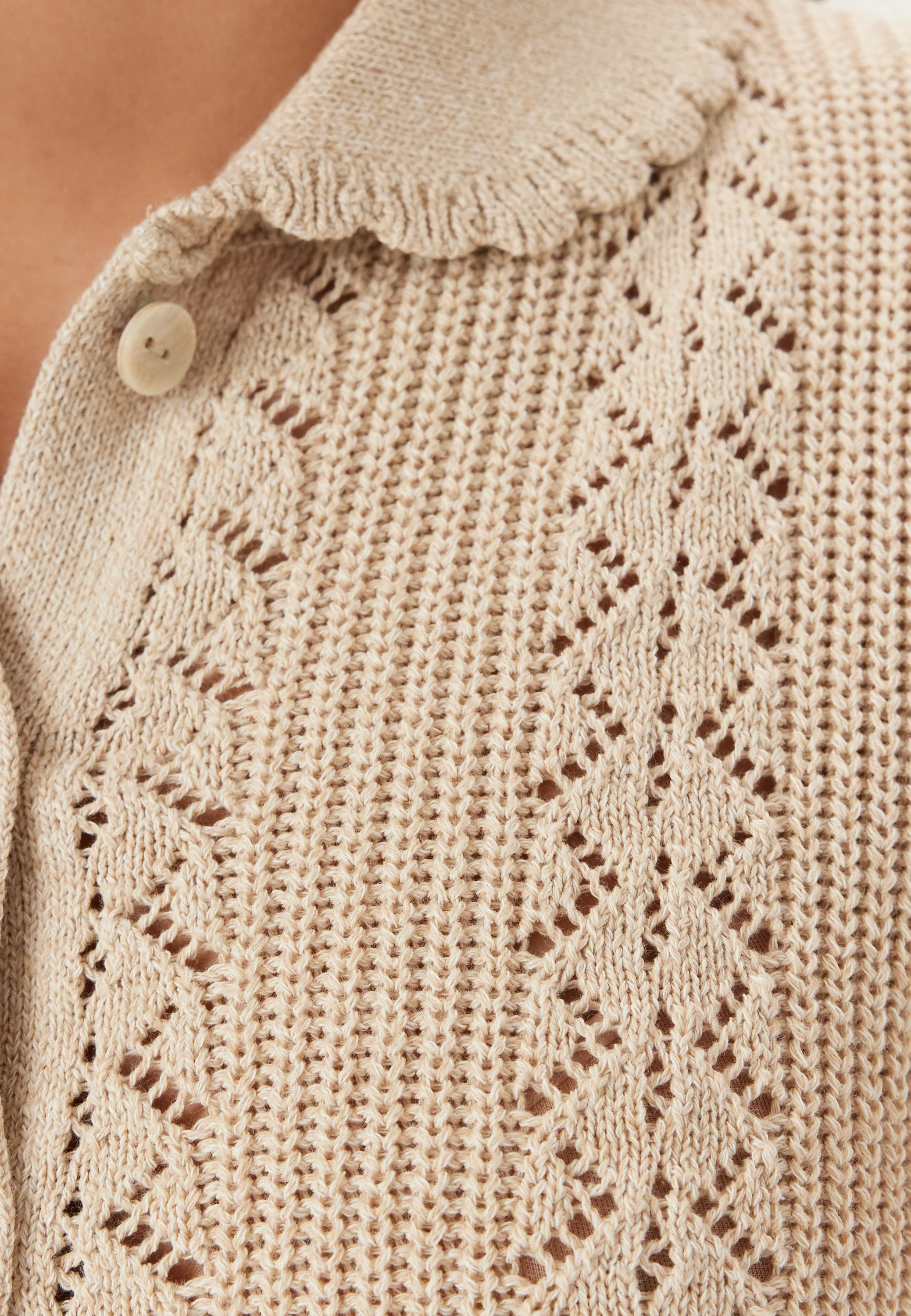 Vmdaria Ss Poloneck Cardigan - Image 2