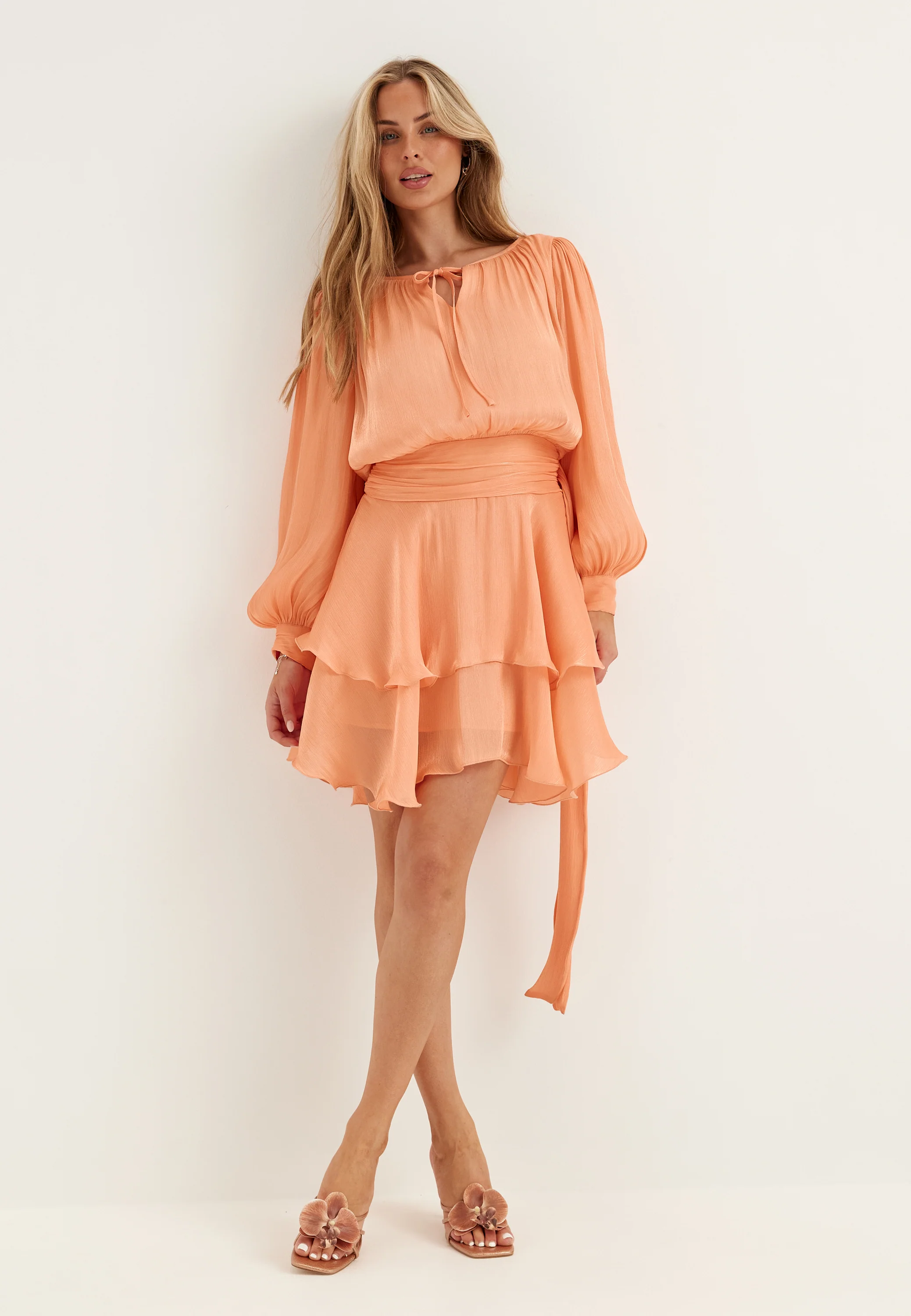 Vmelisa Ls Detail Short Dress - Image 4