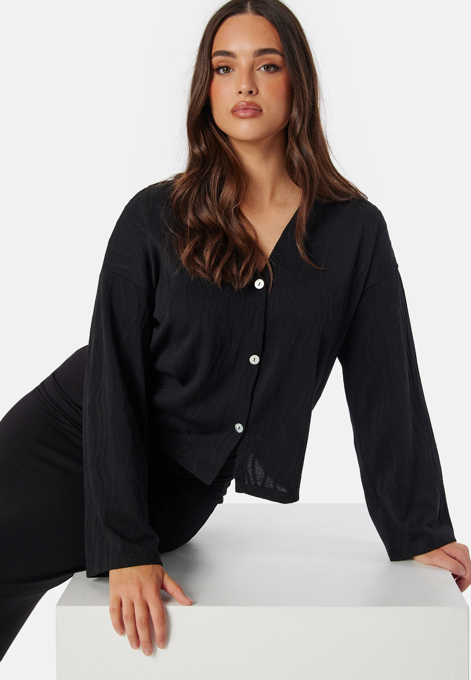 Vmellie Ls Cardigan Jrs