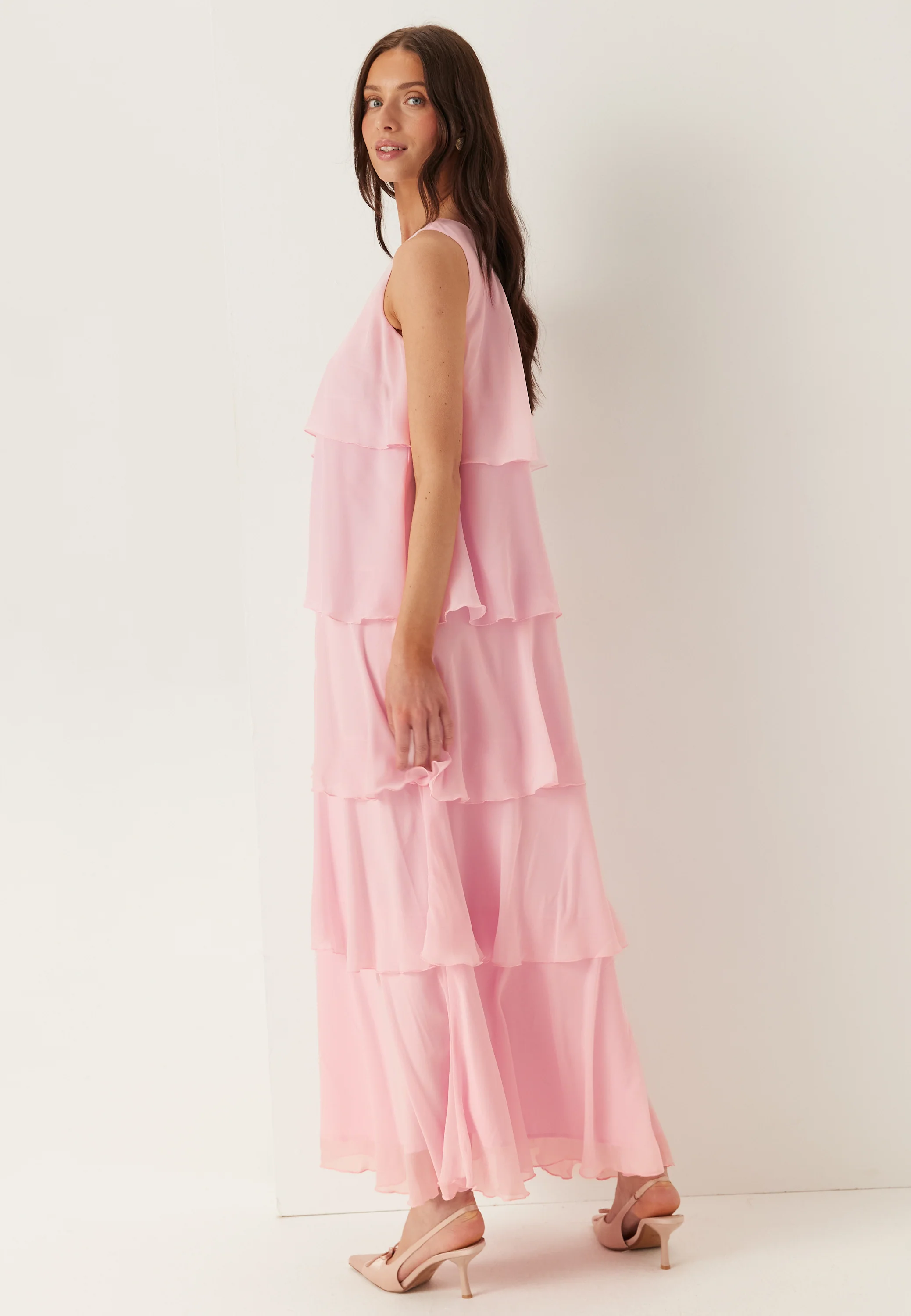 Vmfelicia Os Ruffle Ankle Dress - Image 3
