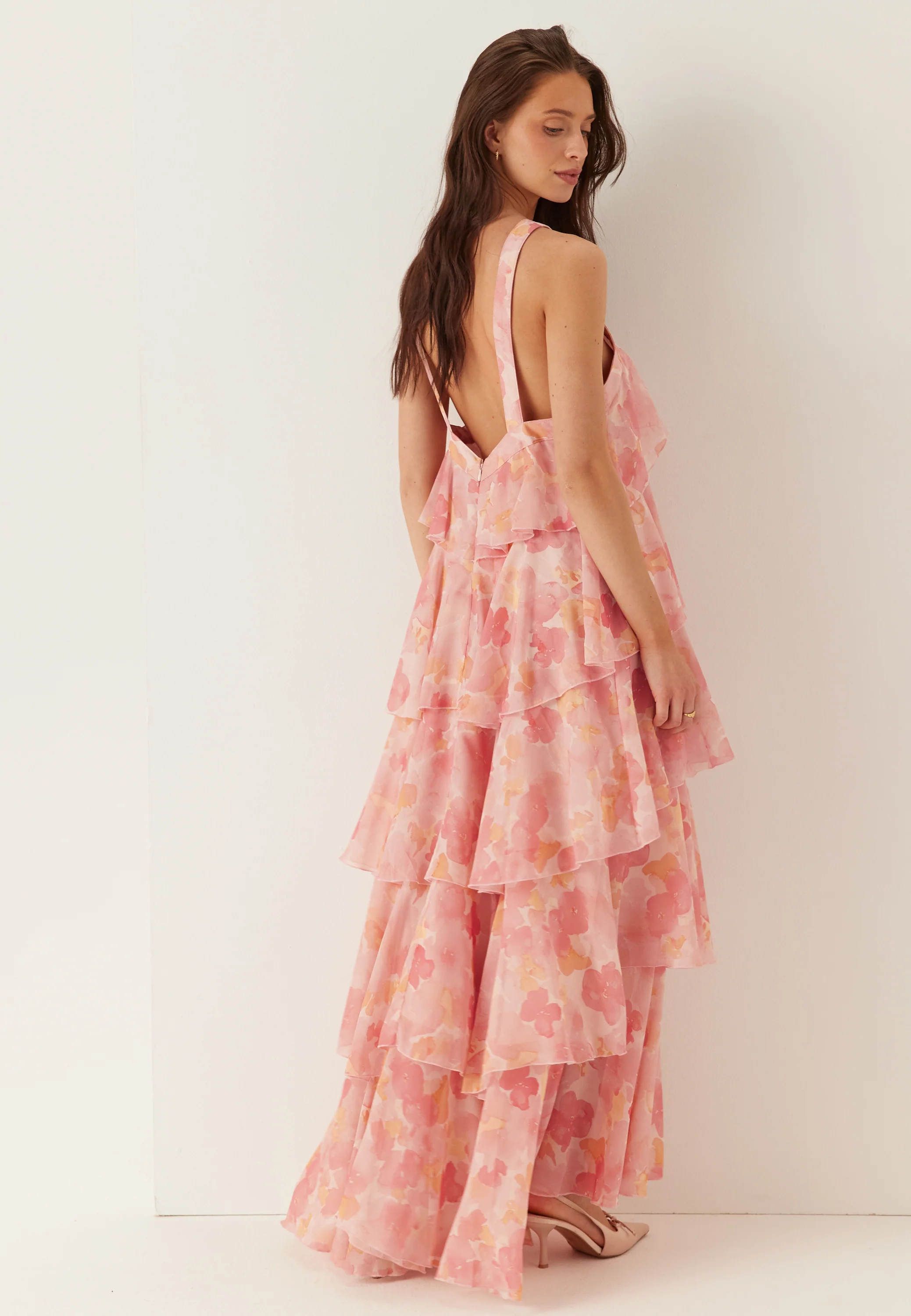Vmfelicia Sl Ruffle Maxi Dress - Image 6