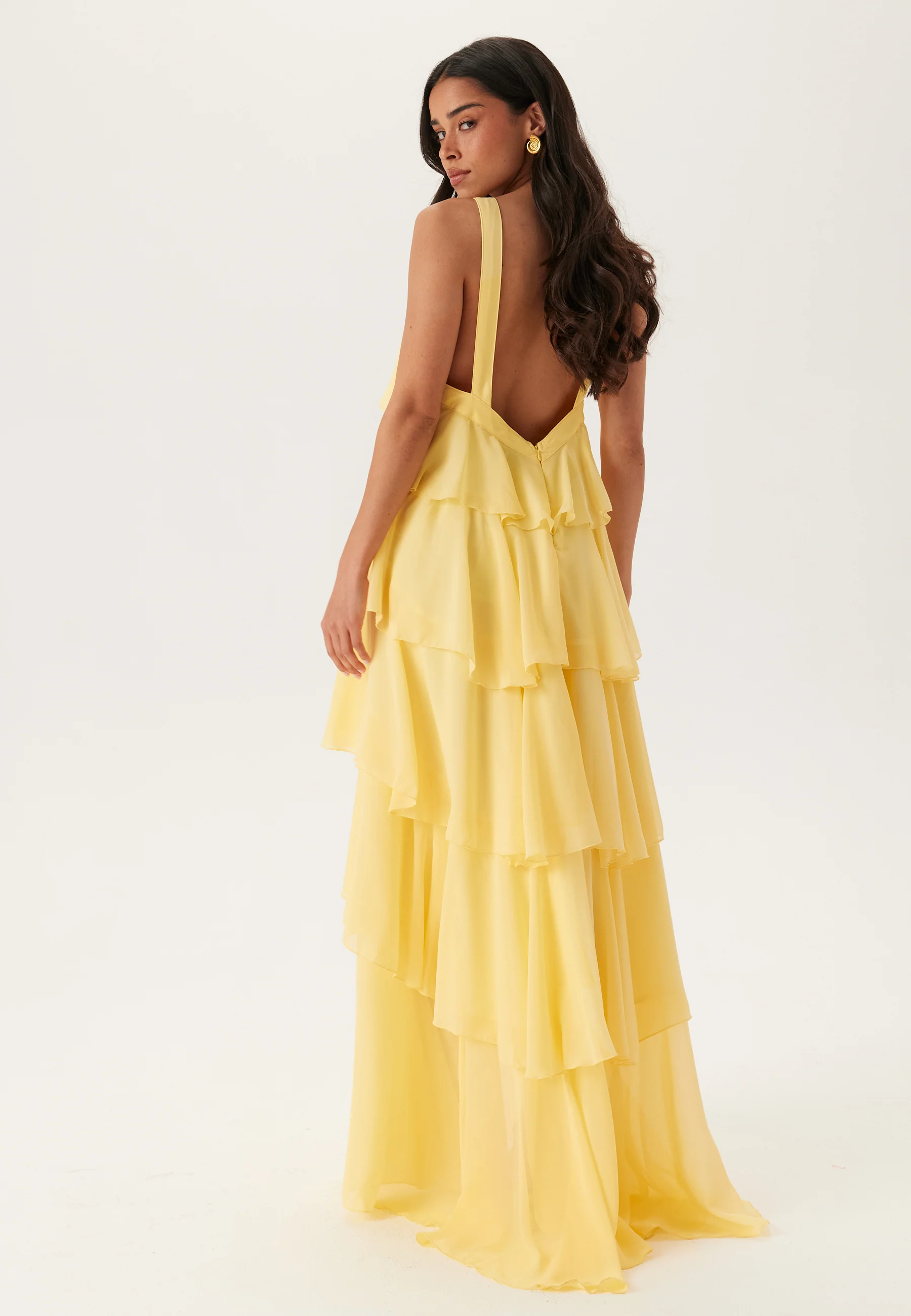 Vmfelicia Sl Ruffle Maxi Dress - Image 2