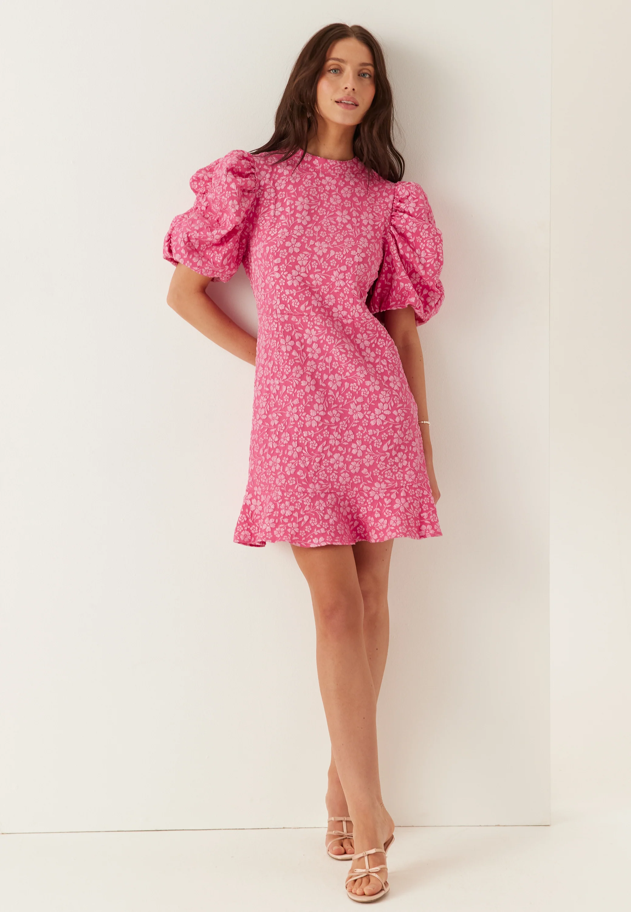 Vmfiona Ss High Neck Short Dress - Image 3