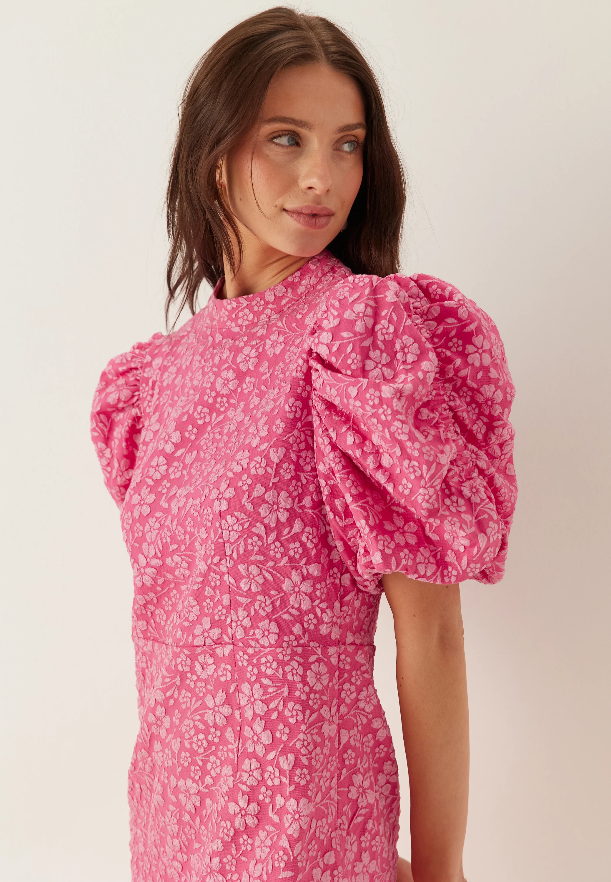 Vmfiona Ss High Neck Short Dress - Image 4