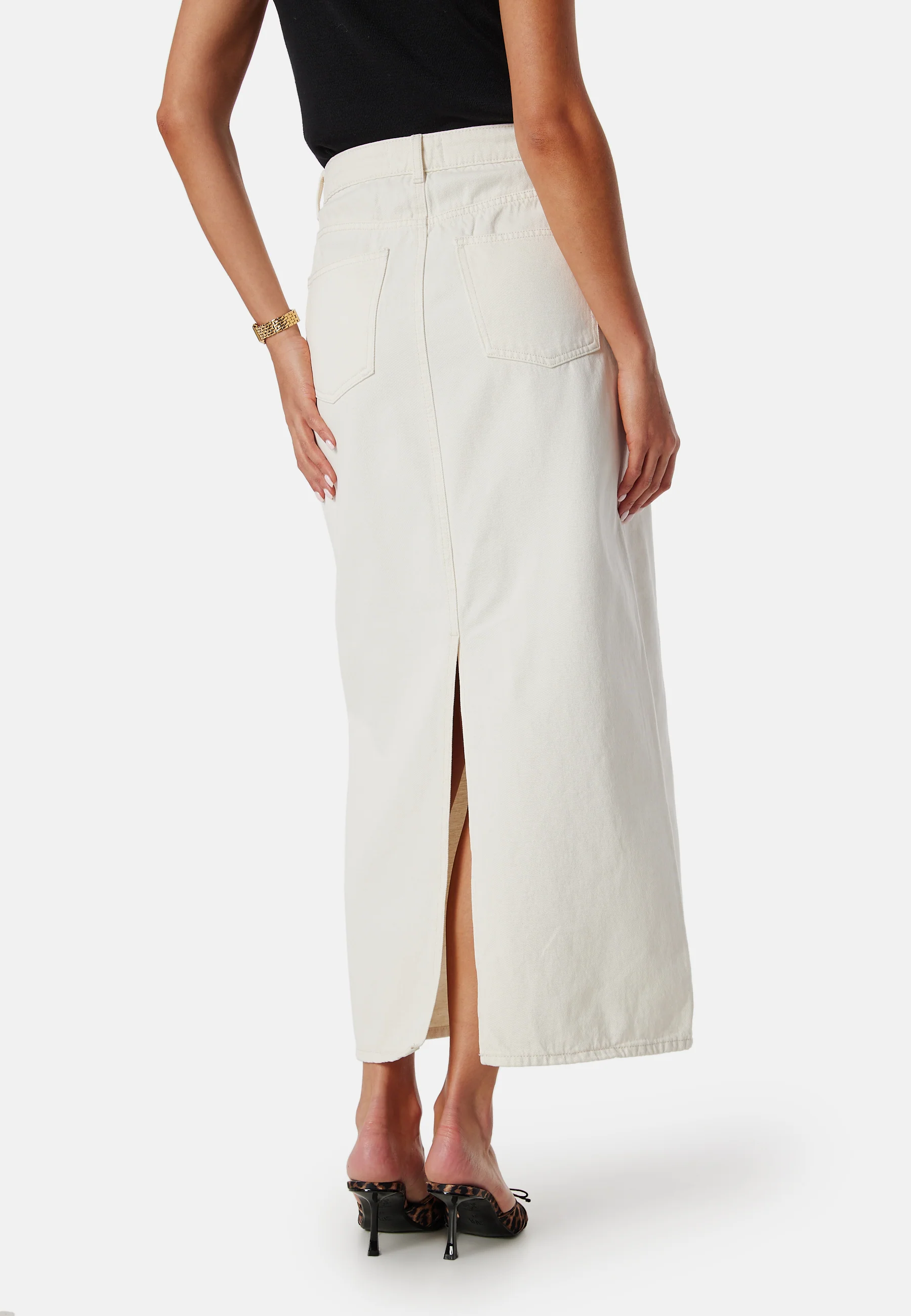 Vmgracia High Rise ankle denim skirt - Image 2