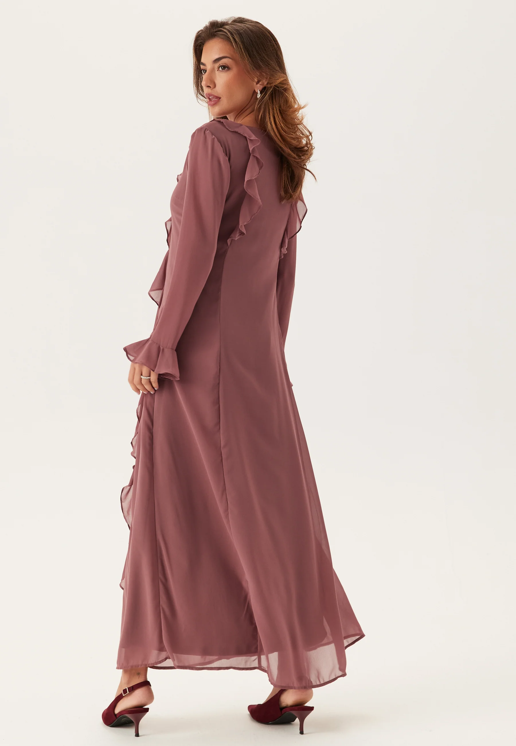 Vmholly Ls Flounce Ankle Dress - Image 2