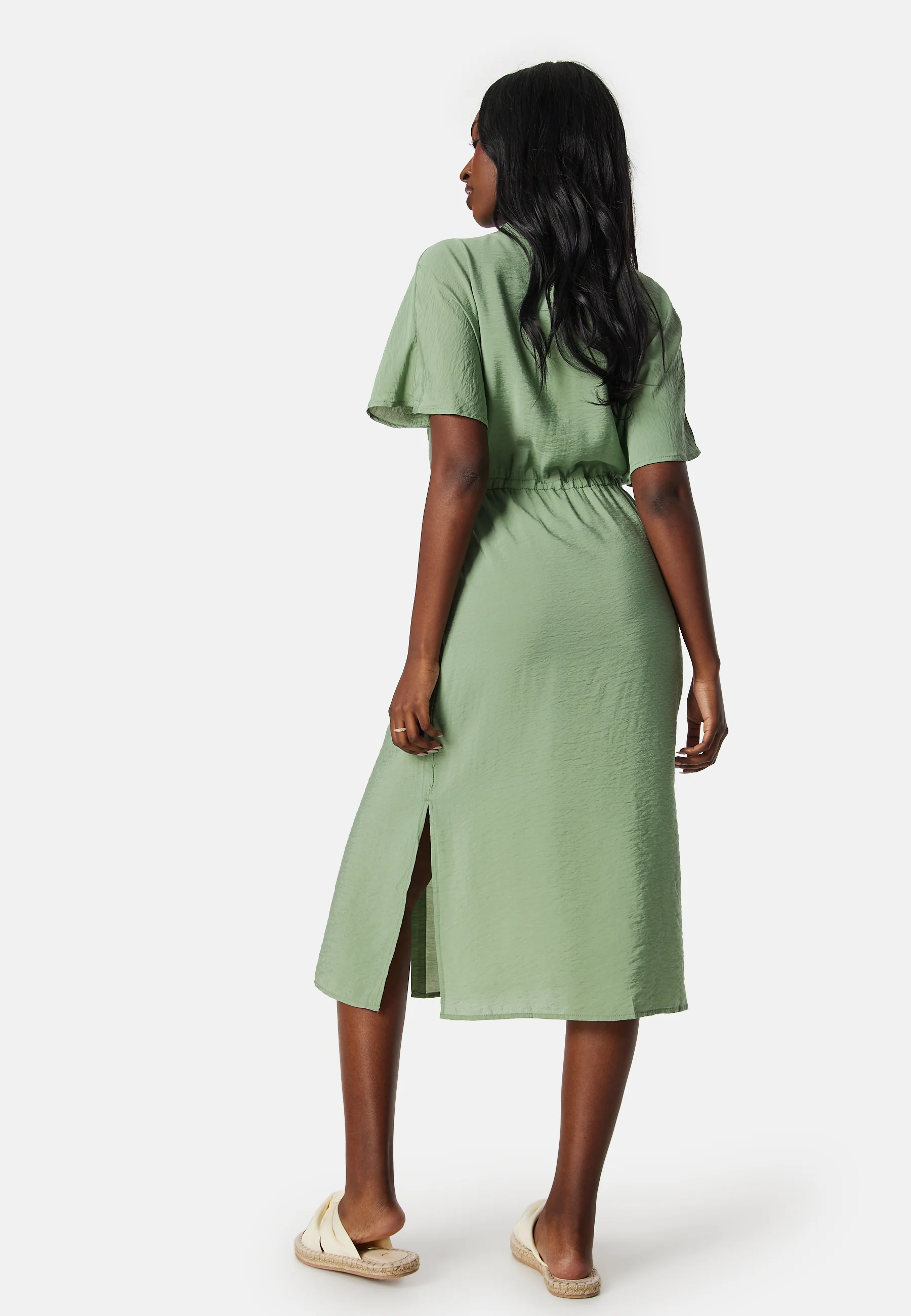 Vmiris S/S shirt calf dress - Image 2