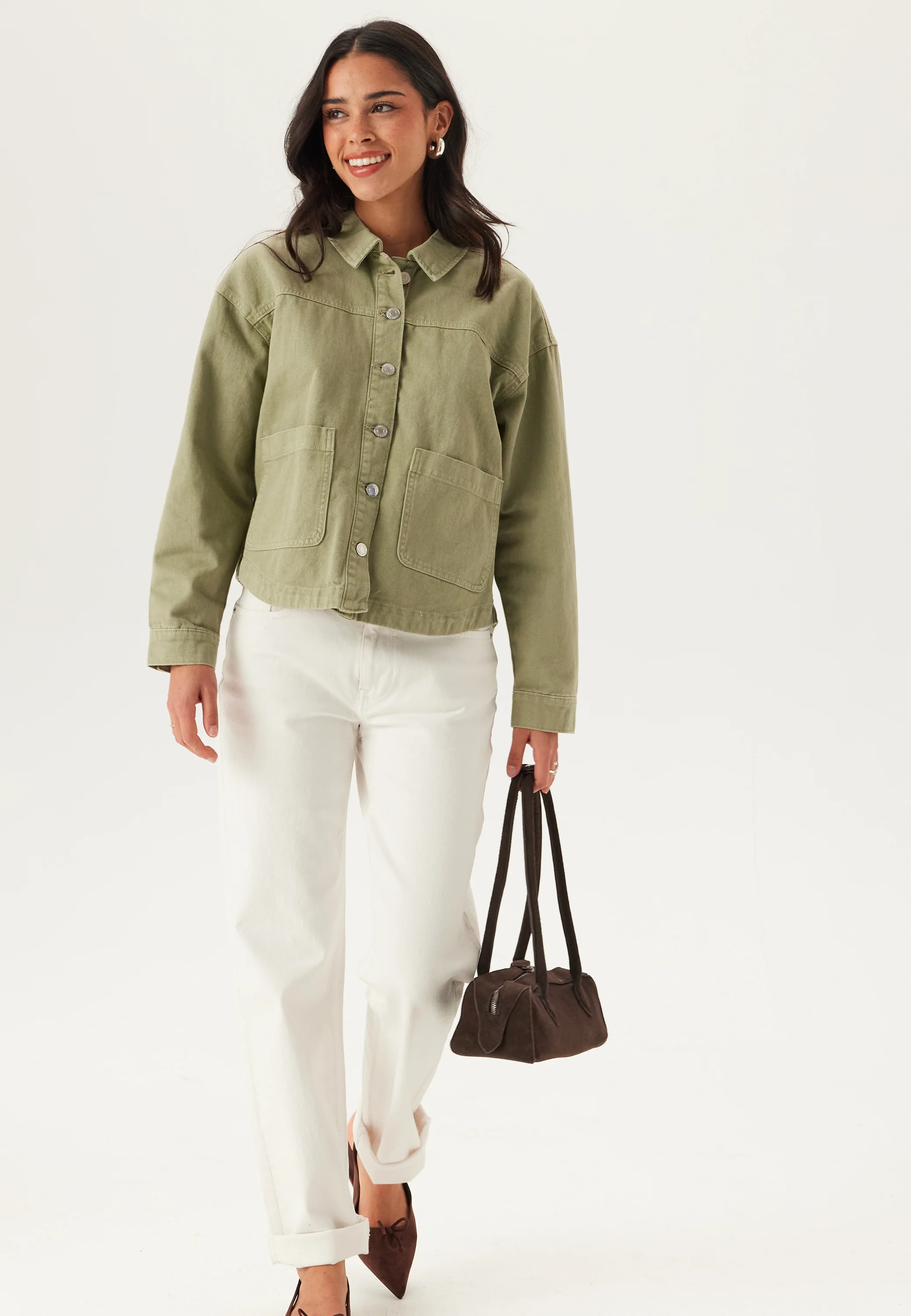 Vmjamie Ls Denim Shacket Mix N - Image 2