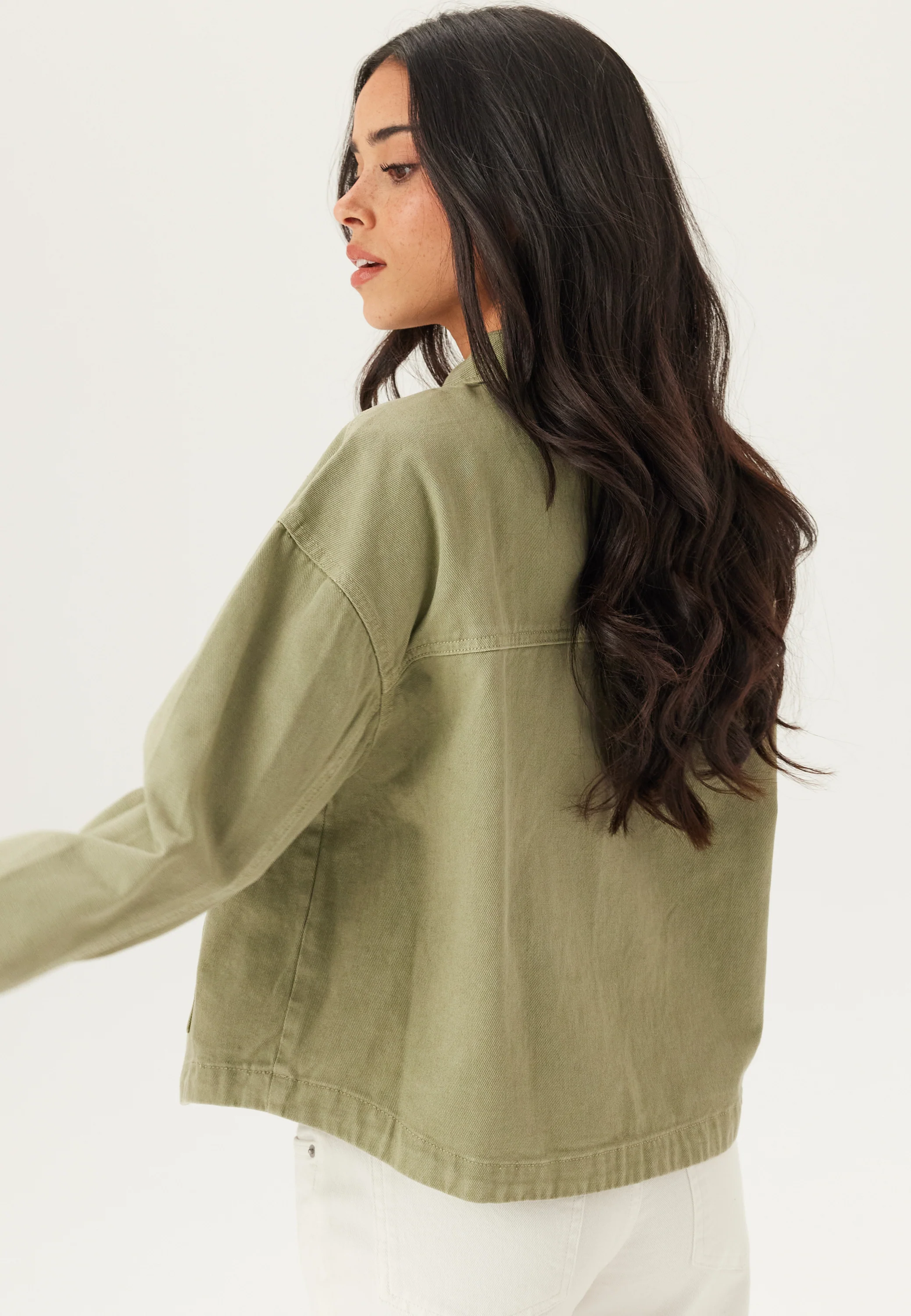 Vmjamie Ls Denim Shacket Mix N - Image 3
