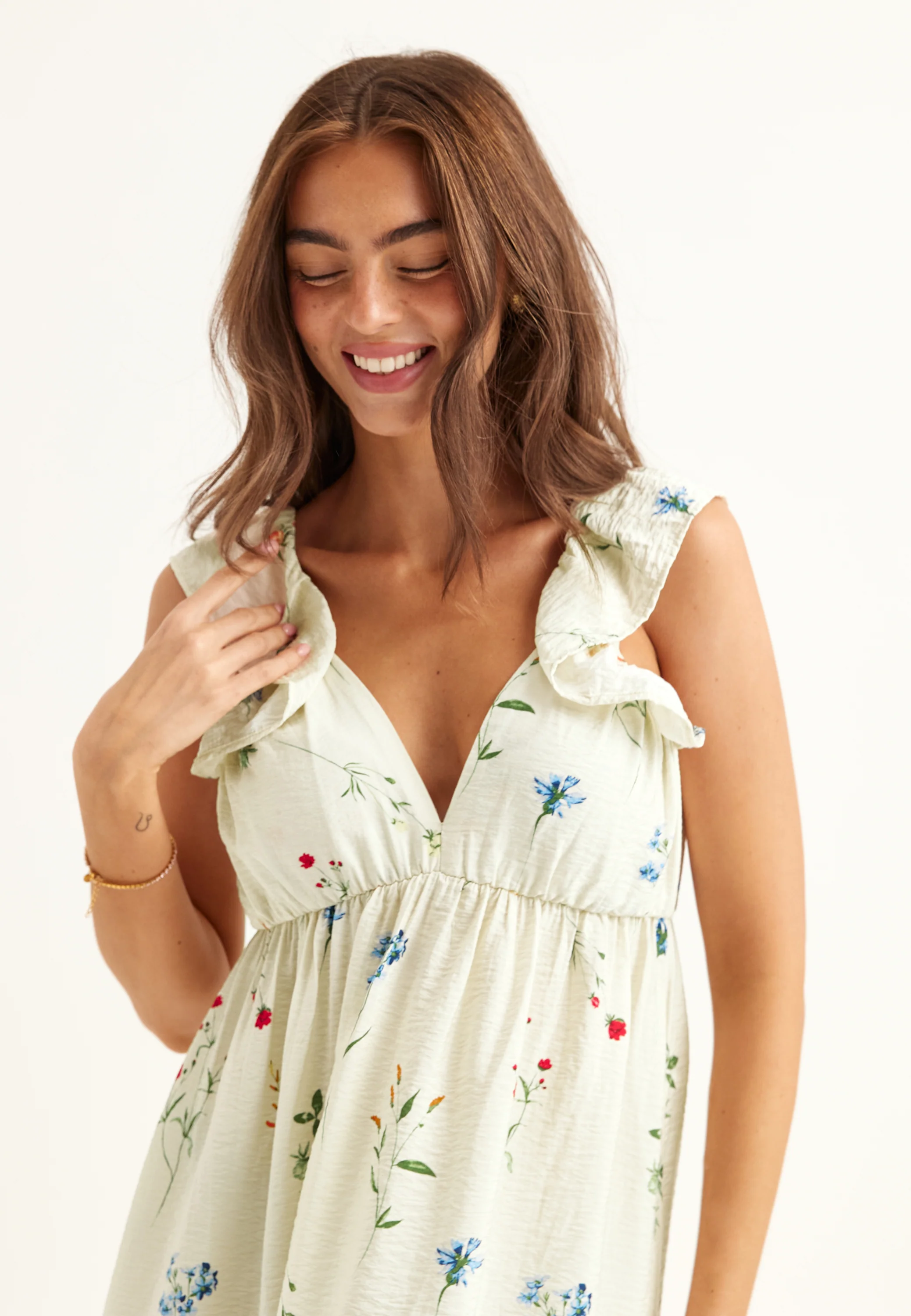 Vmjosie Sl Ankle Frill Dress - Image 3