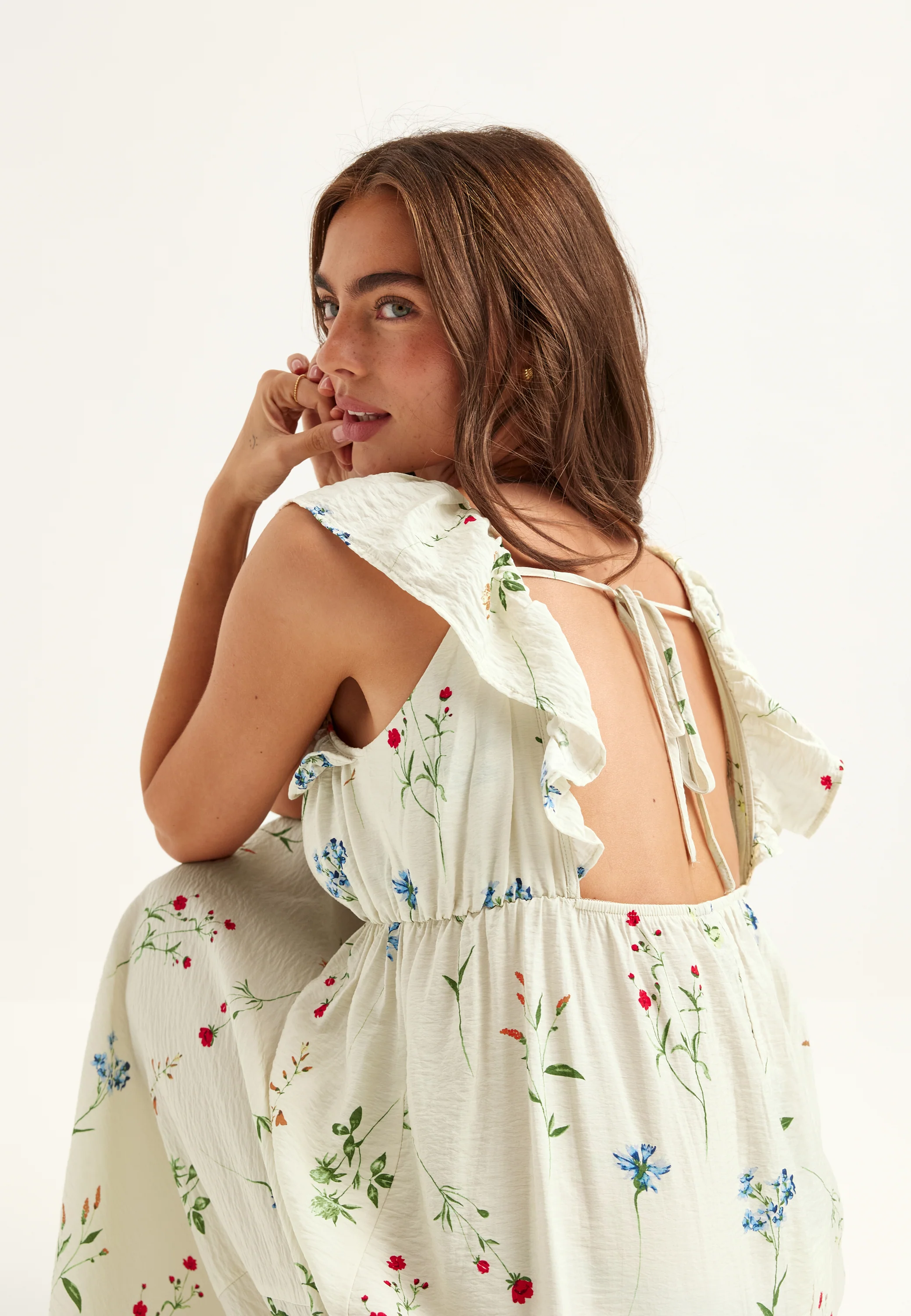 Vmjosie Sl Ankle Frill Dress - Image 4