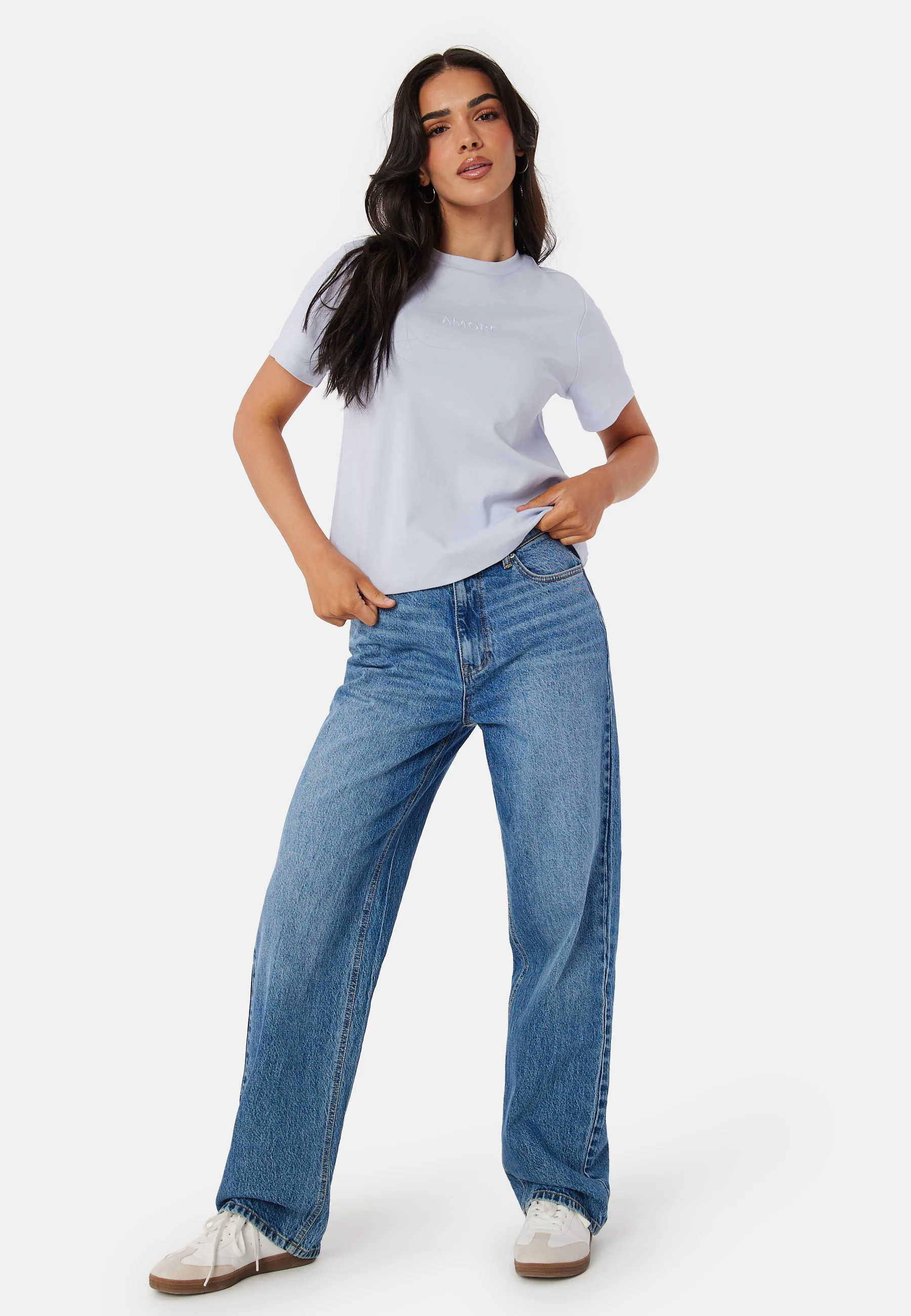Vmkarma SS O-Neck emb shirt - Image 3