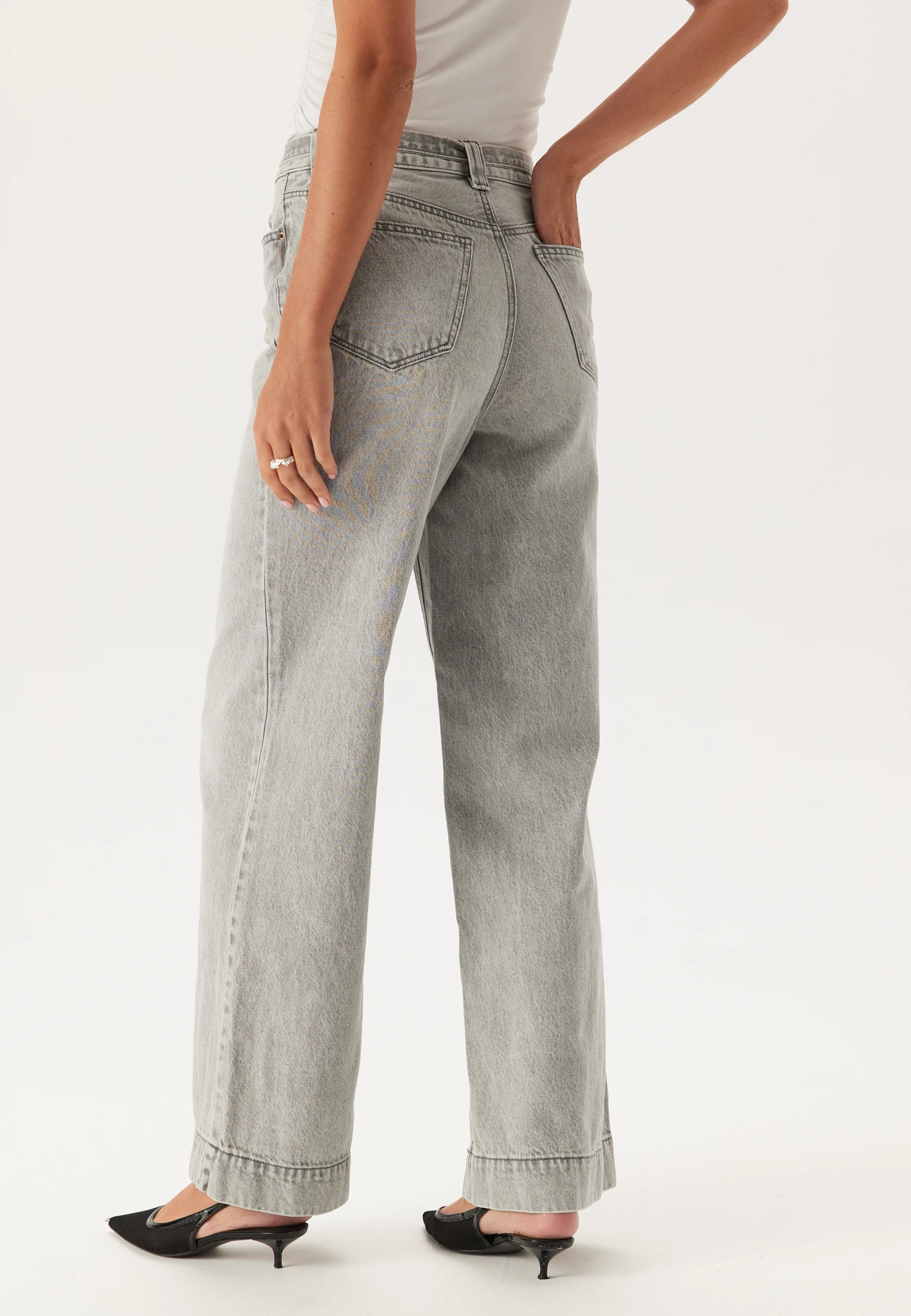 Vmkathy Shr Wide Denim Jeans L - Image 2