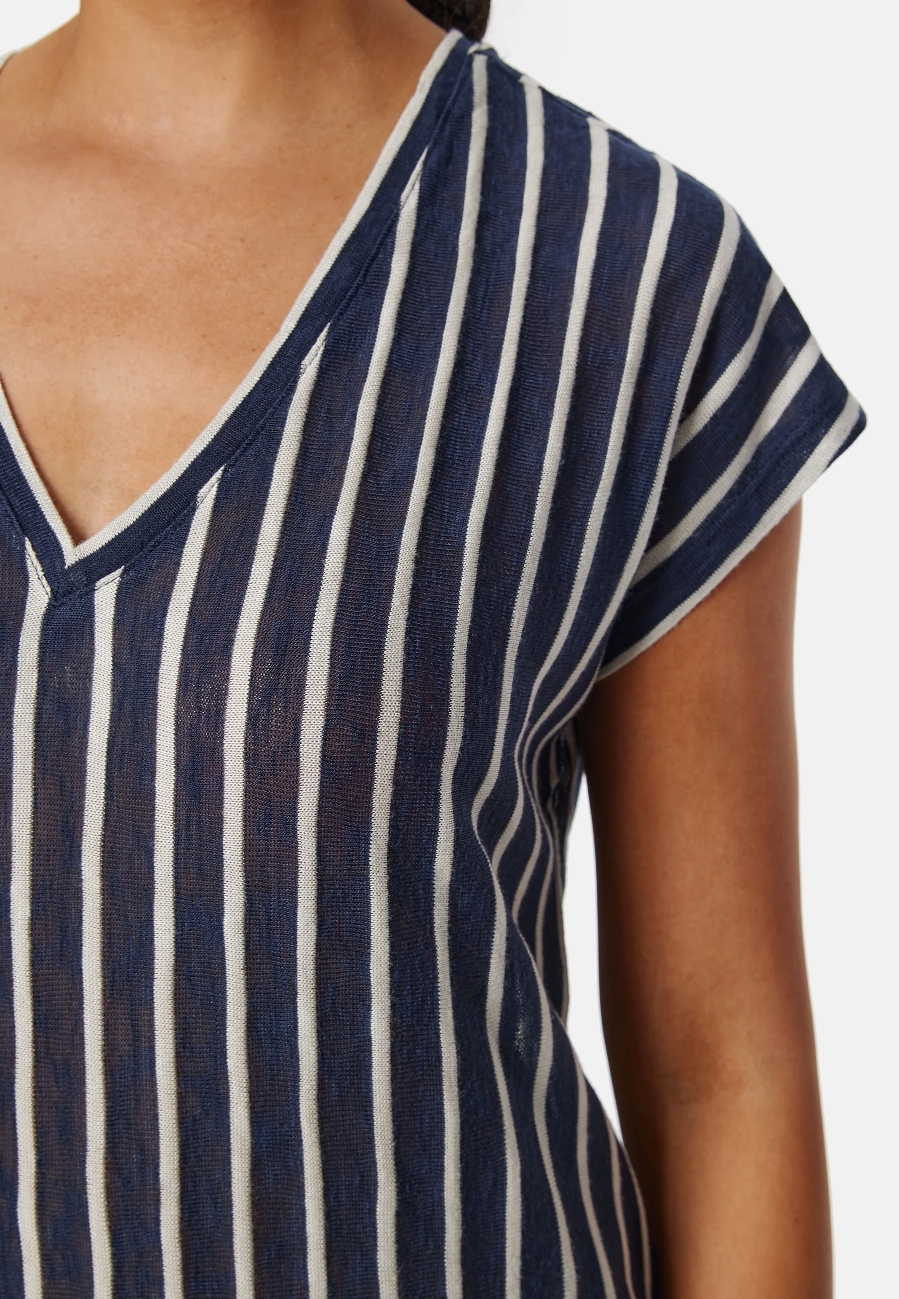 Vmlana Ss V-neck Calf Dress Jrs - Image 3