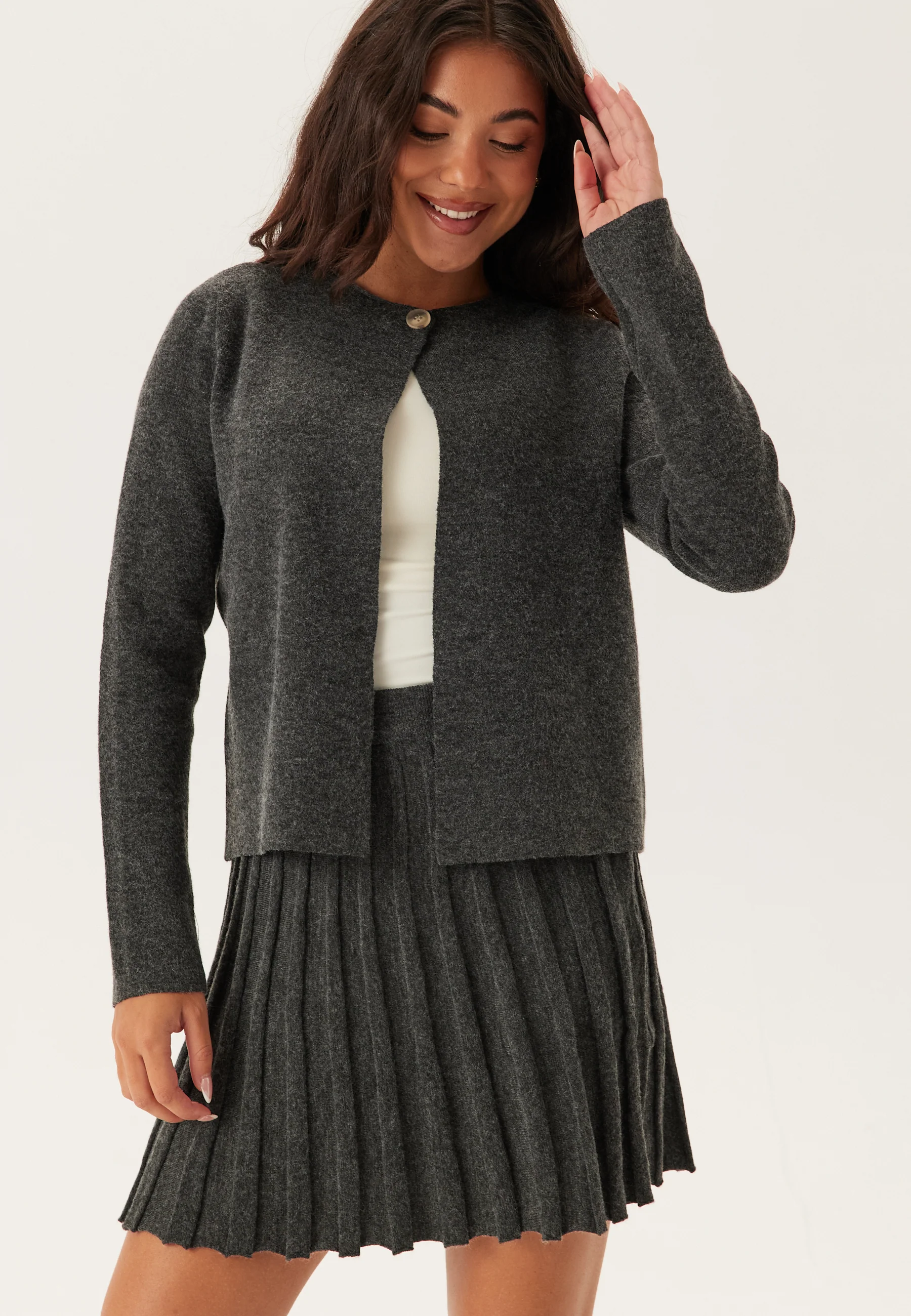 Vmmarina Ls O-neck Cardigan - Image 2