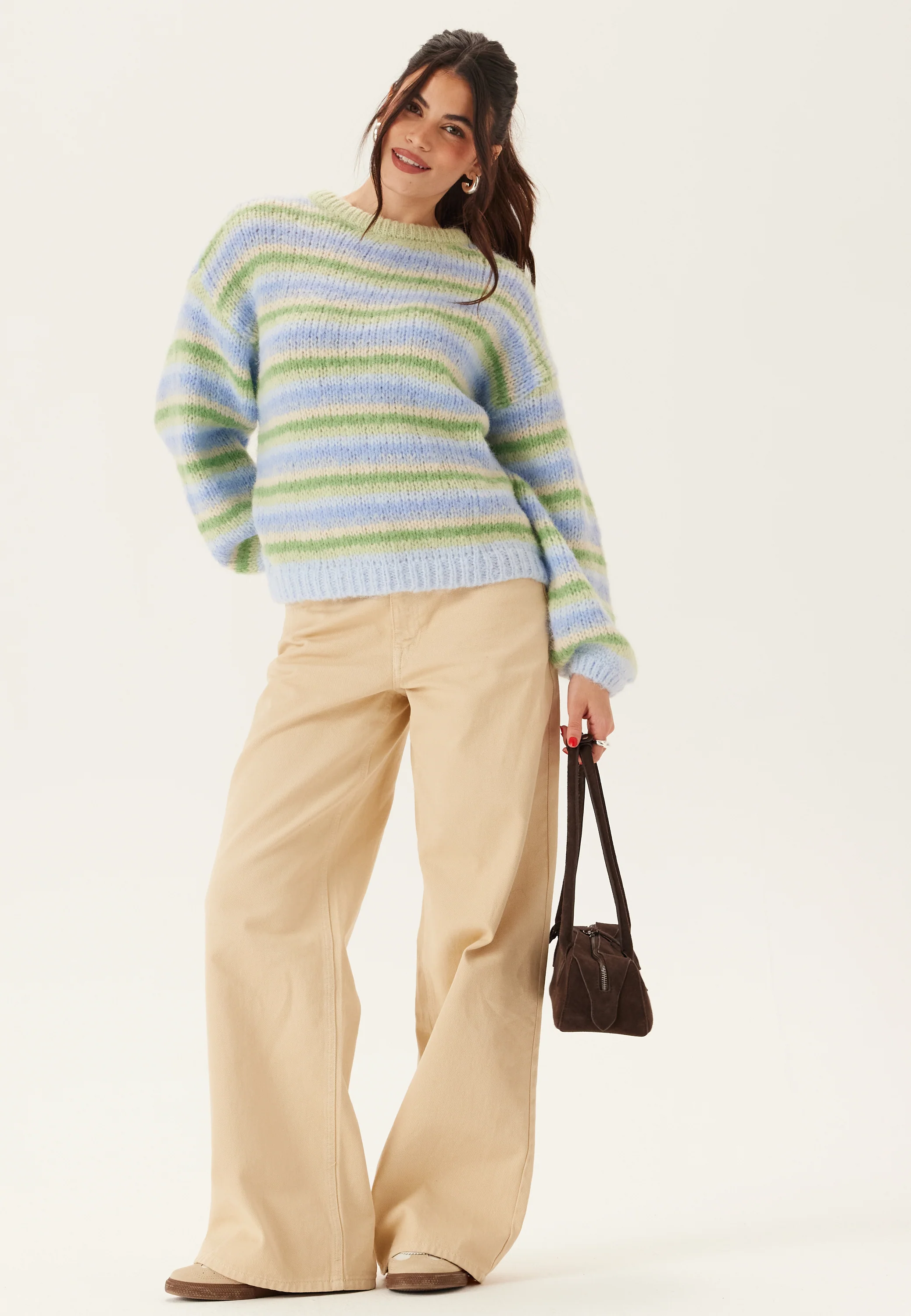 Vmmaybe Stripe Ls O-neck Pullover - Image 4