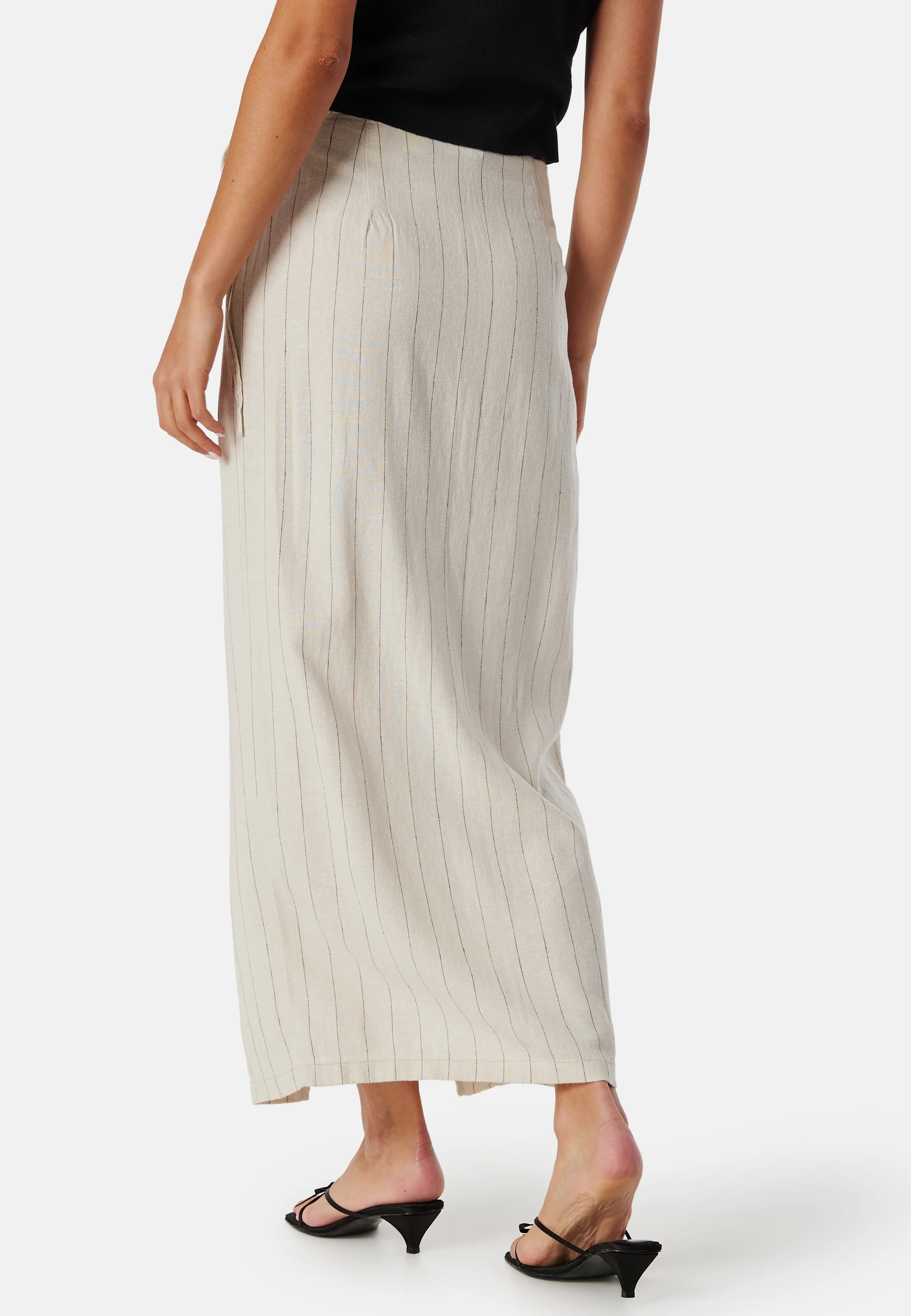 Vmmindy High Waist long wrap linen skirt - Image 2