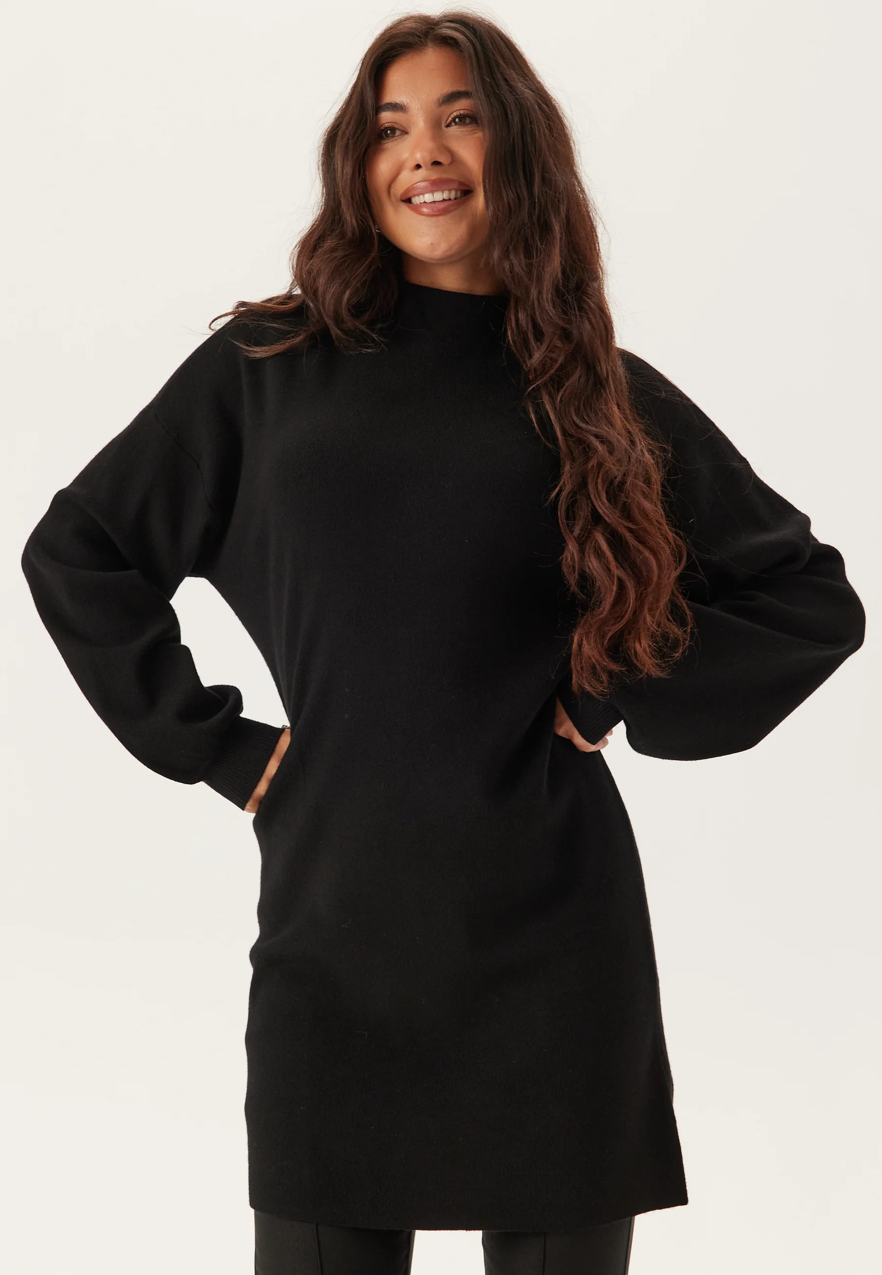 Vmnancy Ls Funnelneck Dress - Image 2
