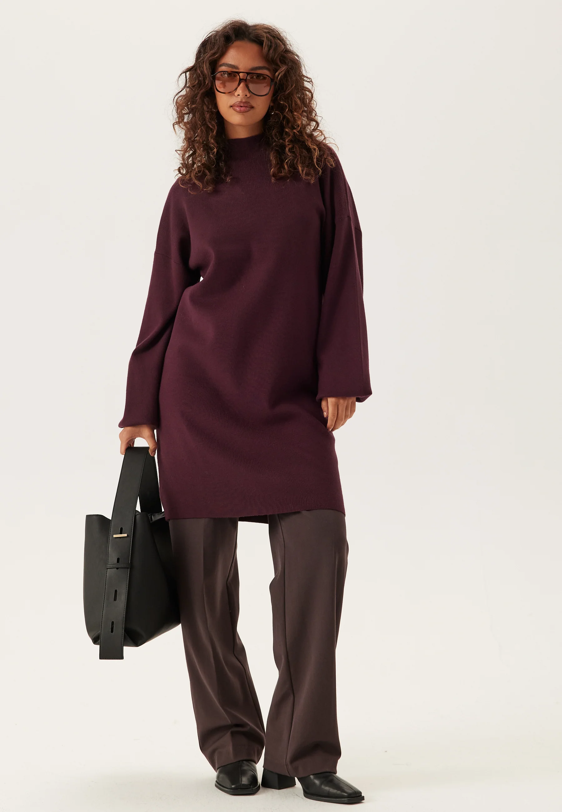 Vmnancy Ls Funnelneck Dress - Image 4