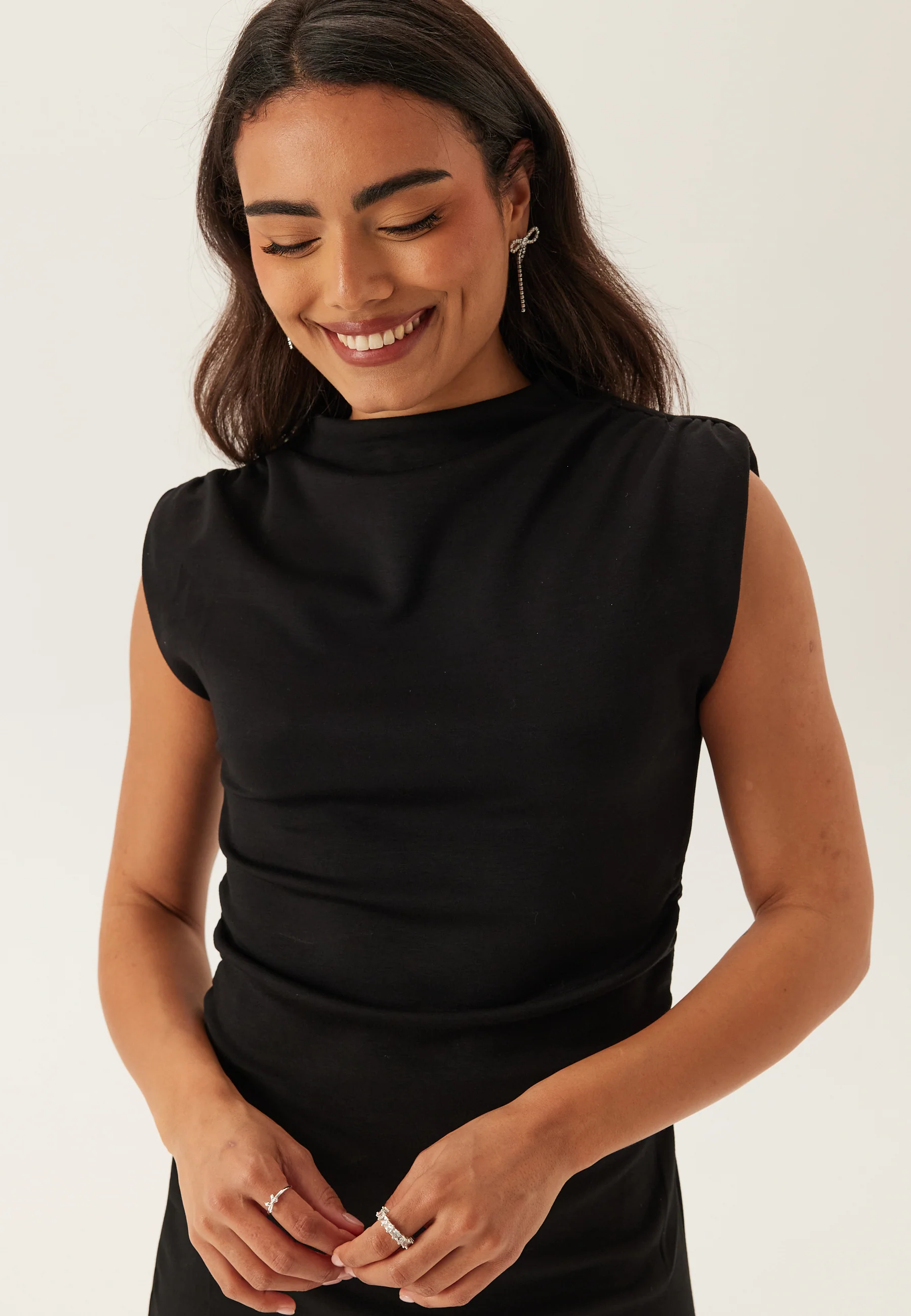 Vmnelli Sl High Neck Short Dre - Image 3
