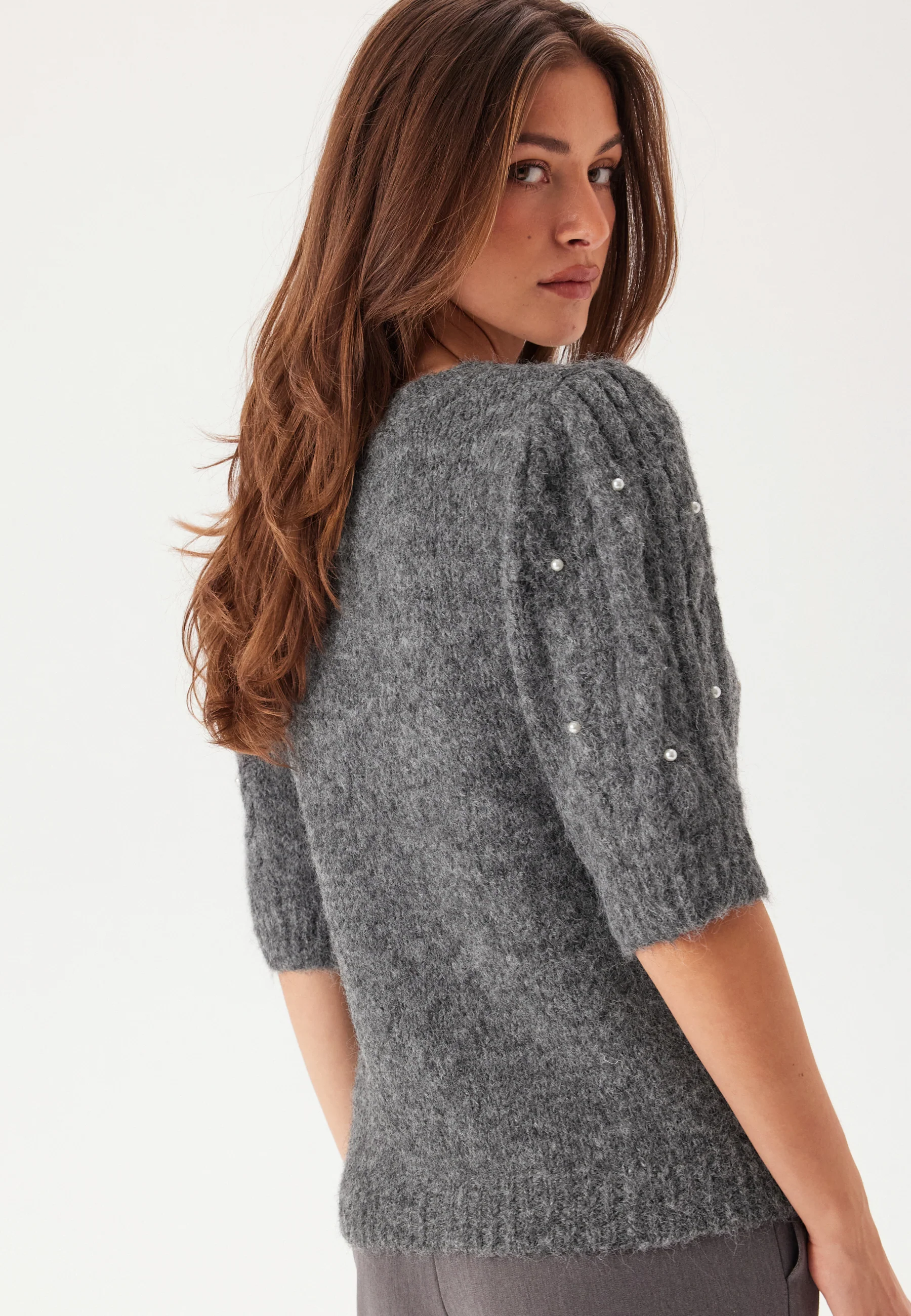 Vmnova Ss Pearl Puff Pullover - Image 2