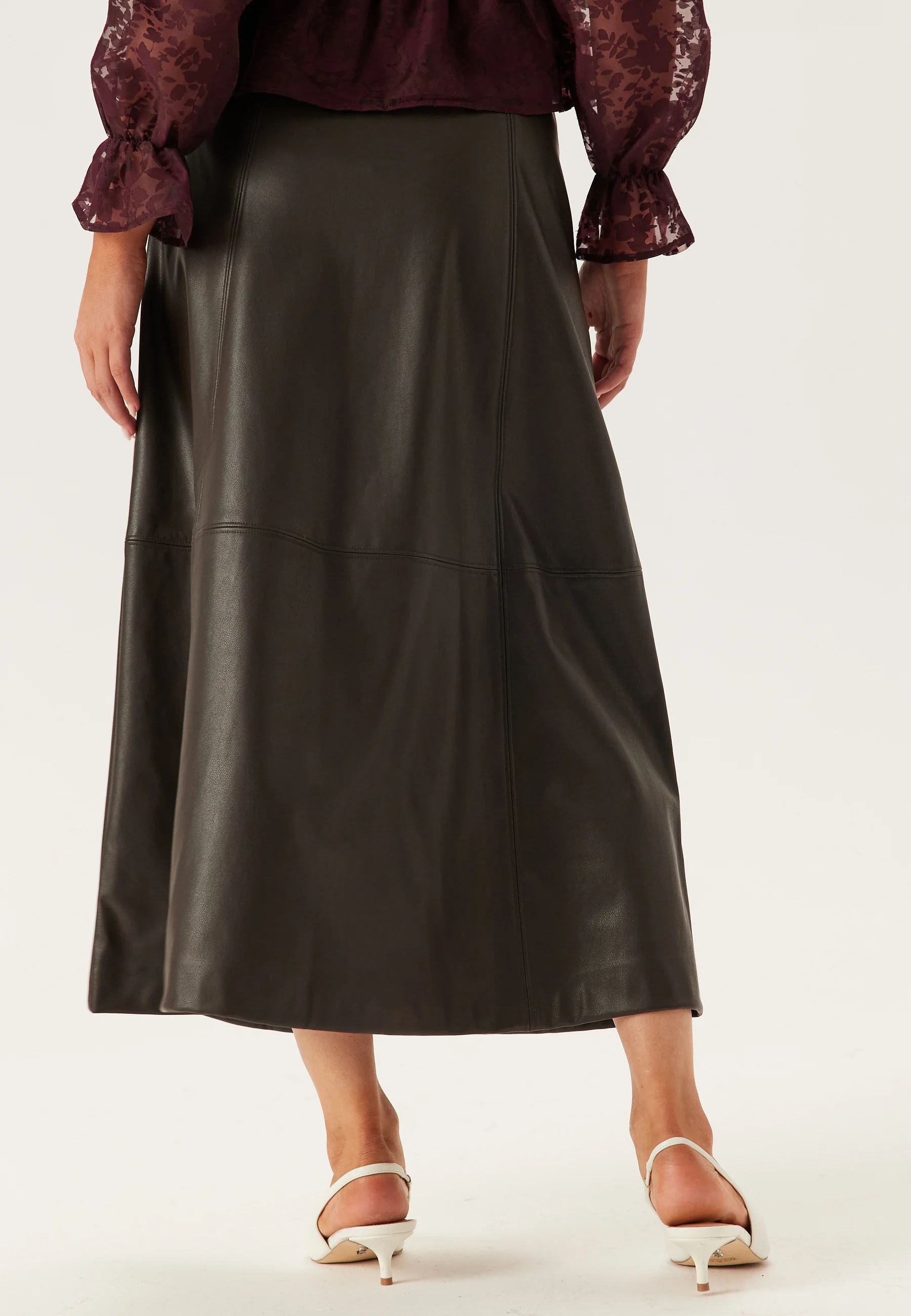Vmolive Hw Coated Ankle Skirt - Image 2