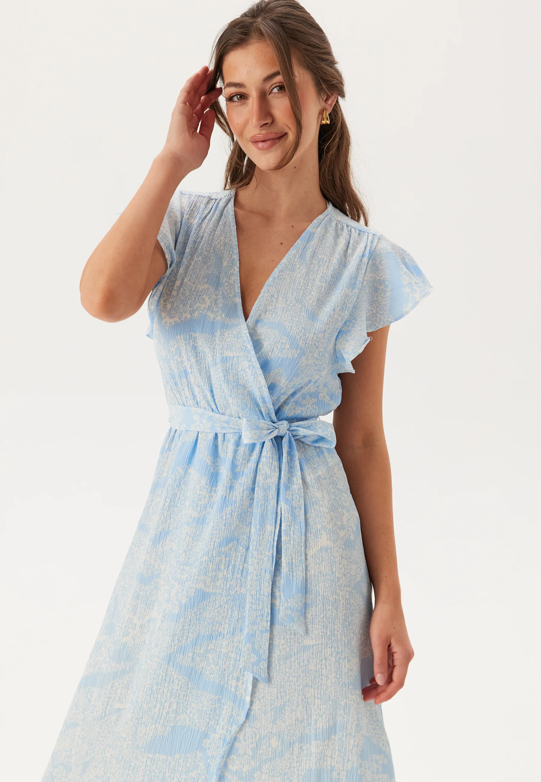 Vmpage S/L Long Wrap Dress - Image 3