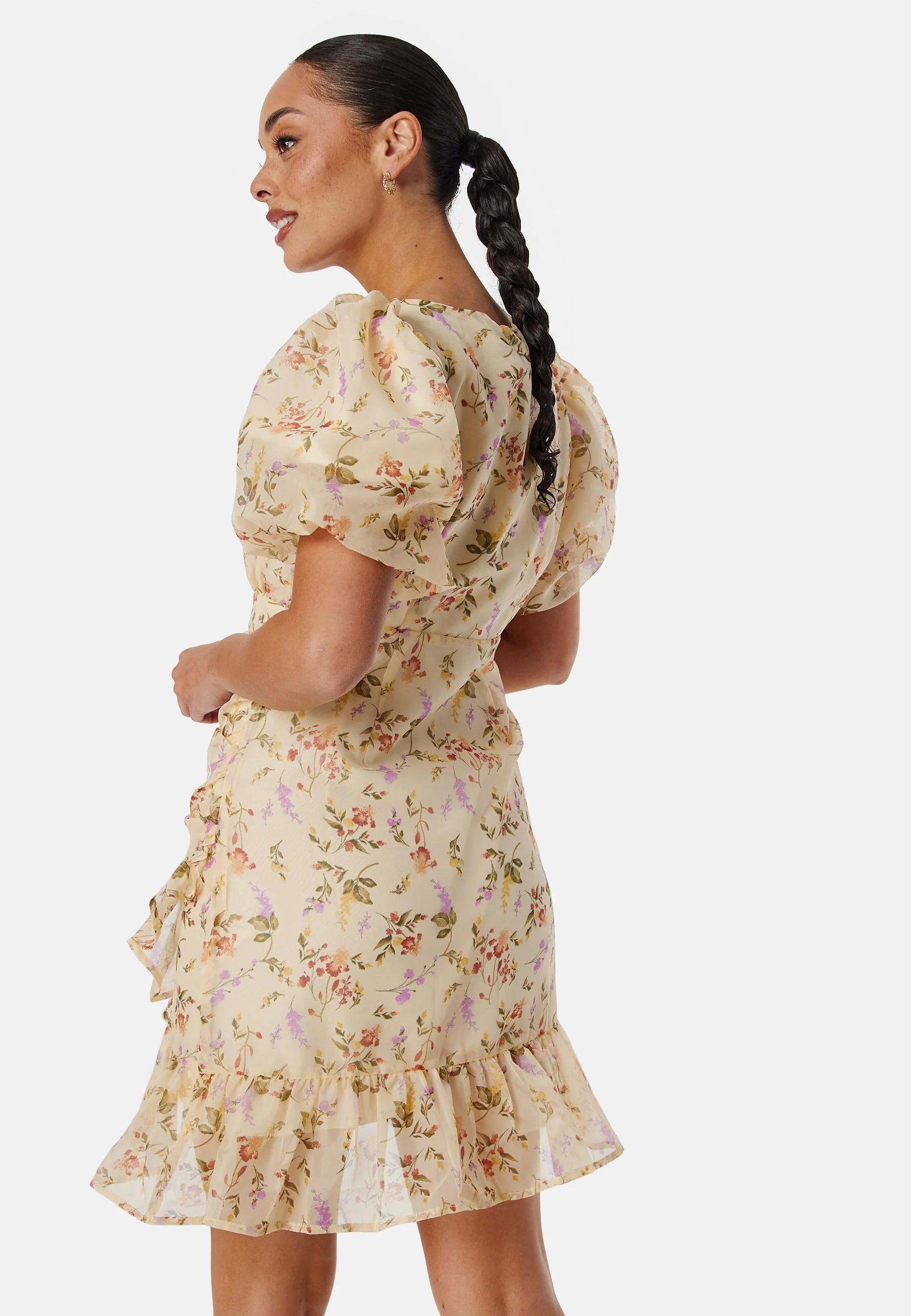 Vmphoebe 2/4 V-Neck short dress - Image 2