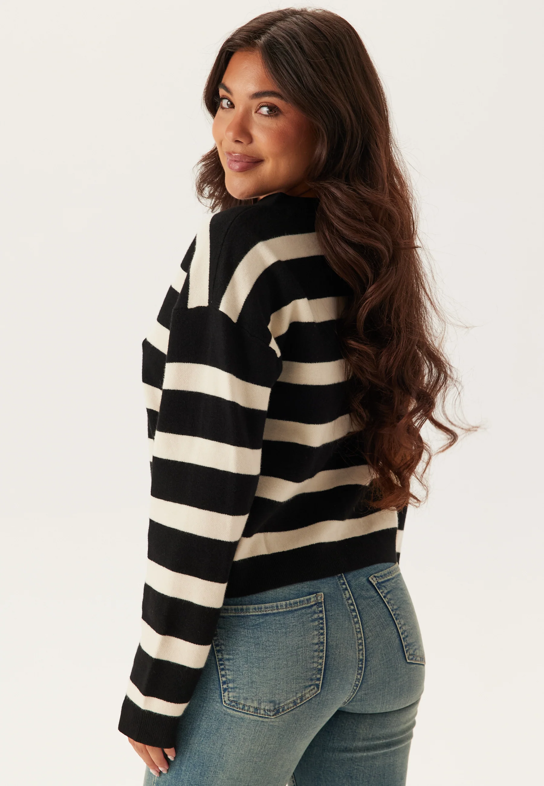 Vmsaba Full Needle Ls V-neck C - Image 3