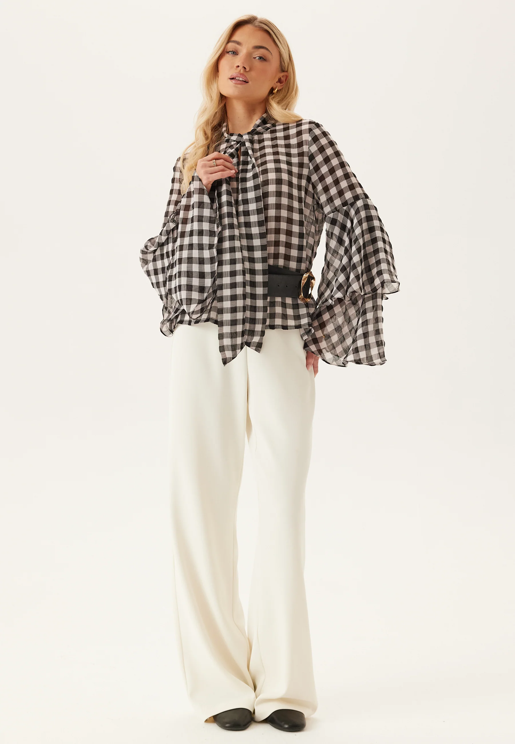 Vmsia Ls Flounce Top - Image 3