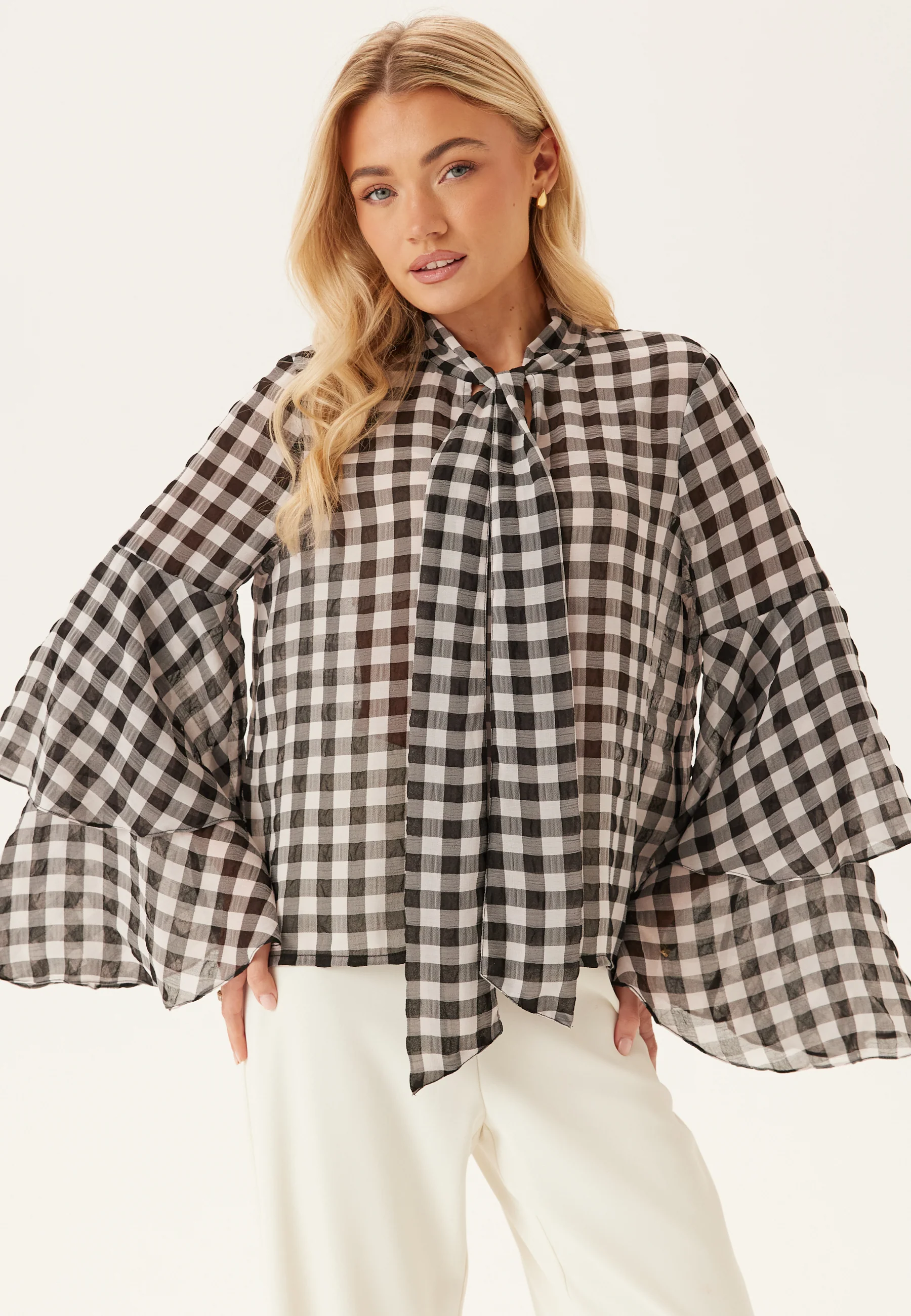 Vmsia Ls Flounce Top - Image 5