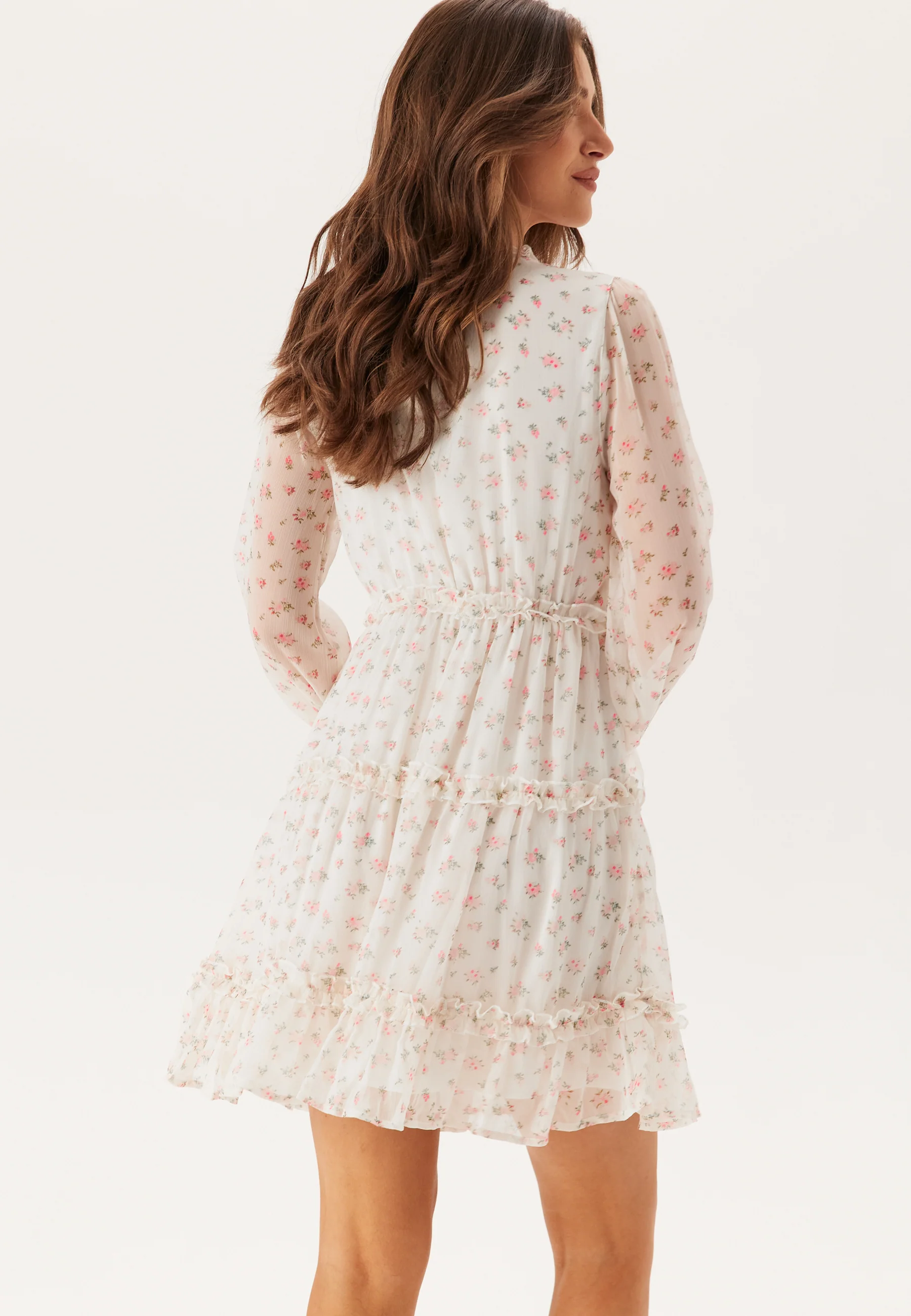 Vmsmilla LS frill short dress - Image 2