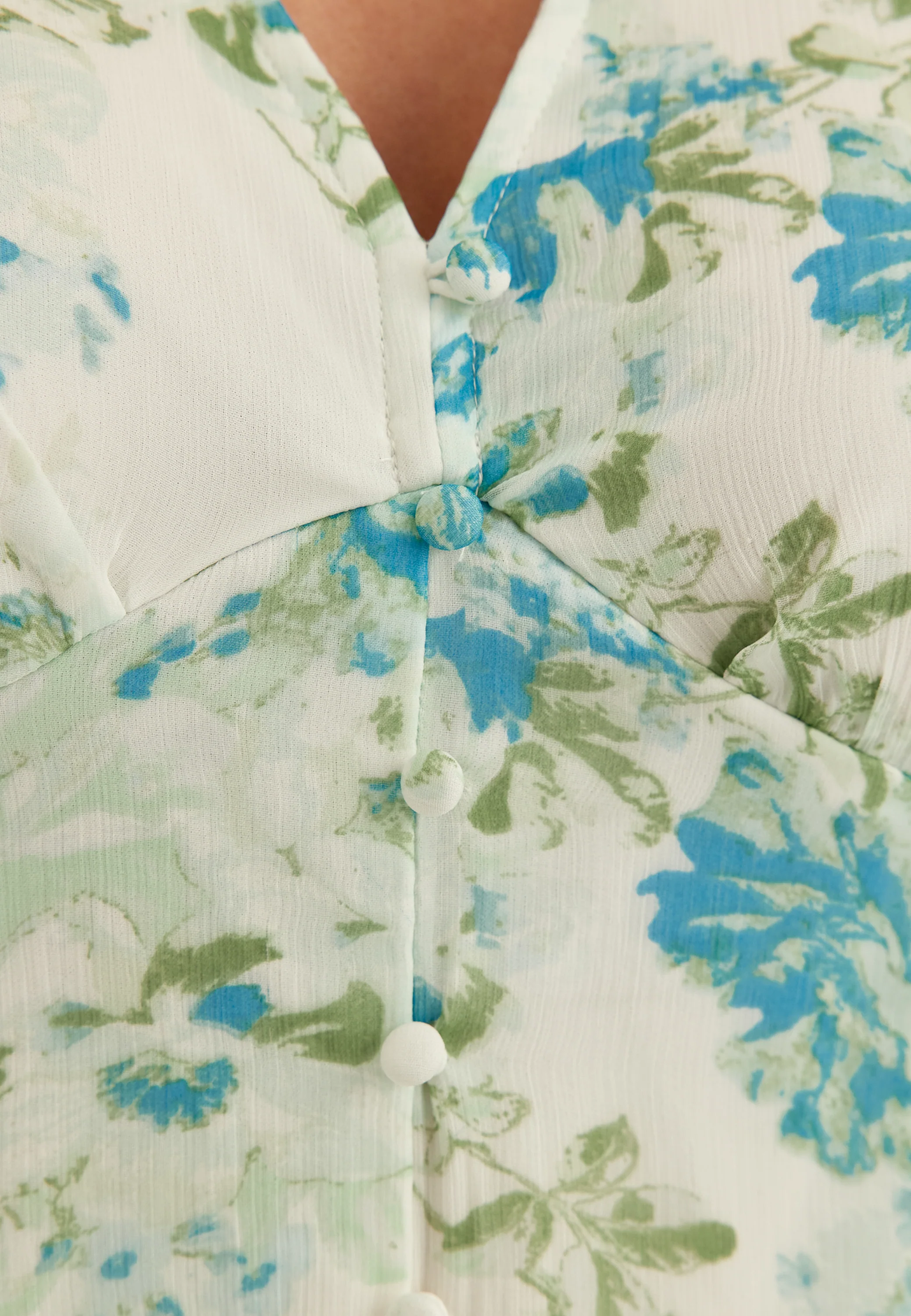 Vmsmilla Ls V-neck Calf Dress - Image 4