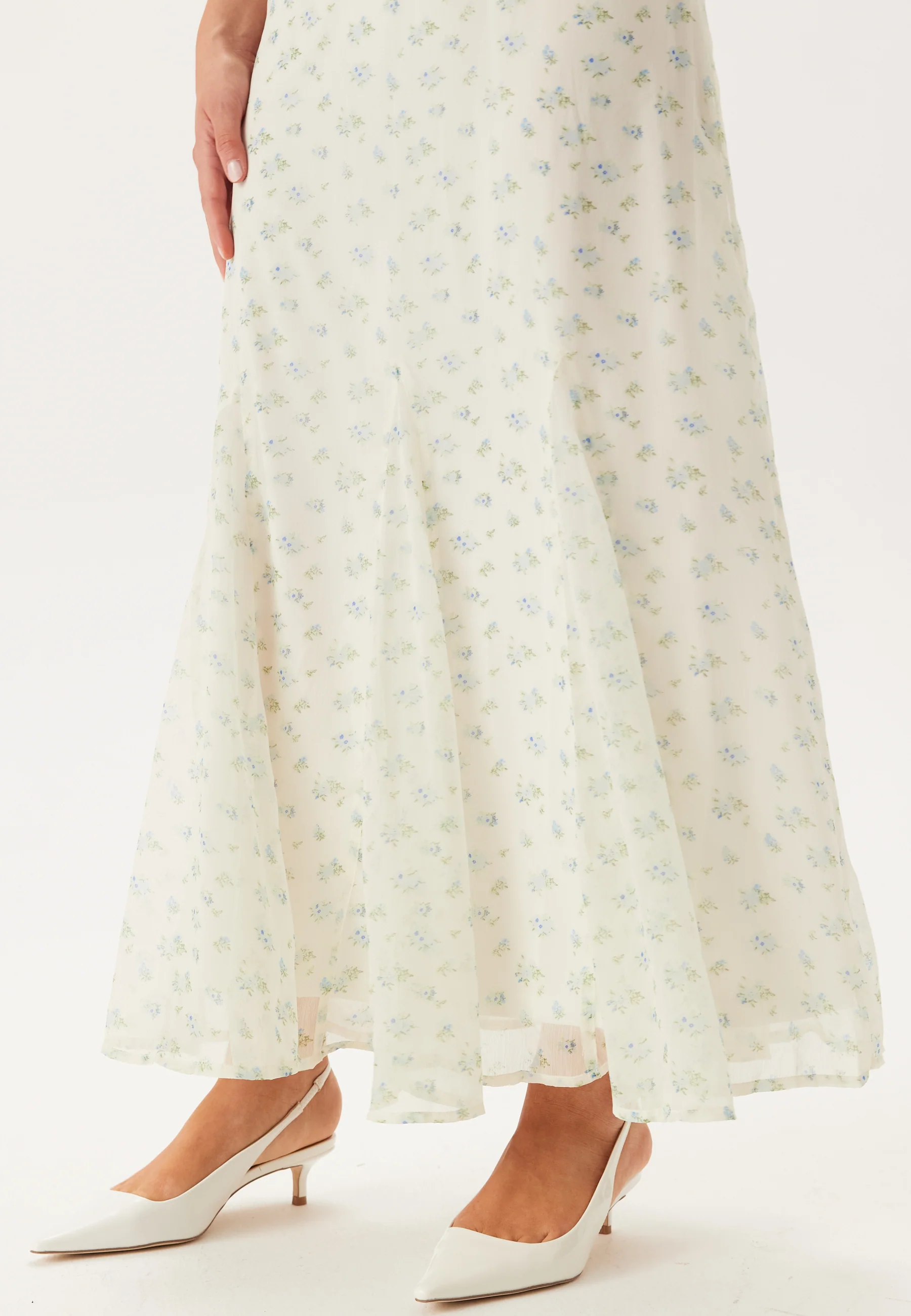 Vmsmilla S/L ANKLE FRILL DRESS - Image 5