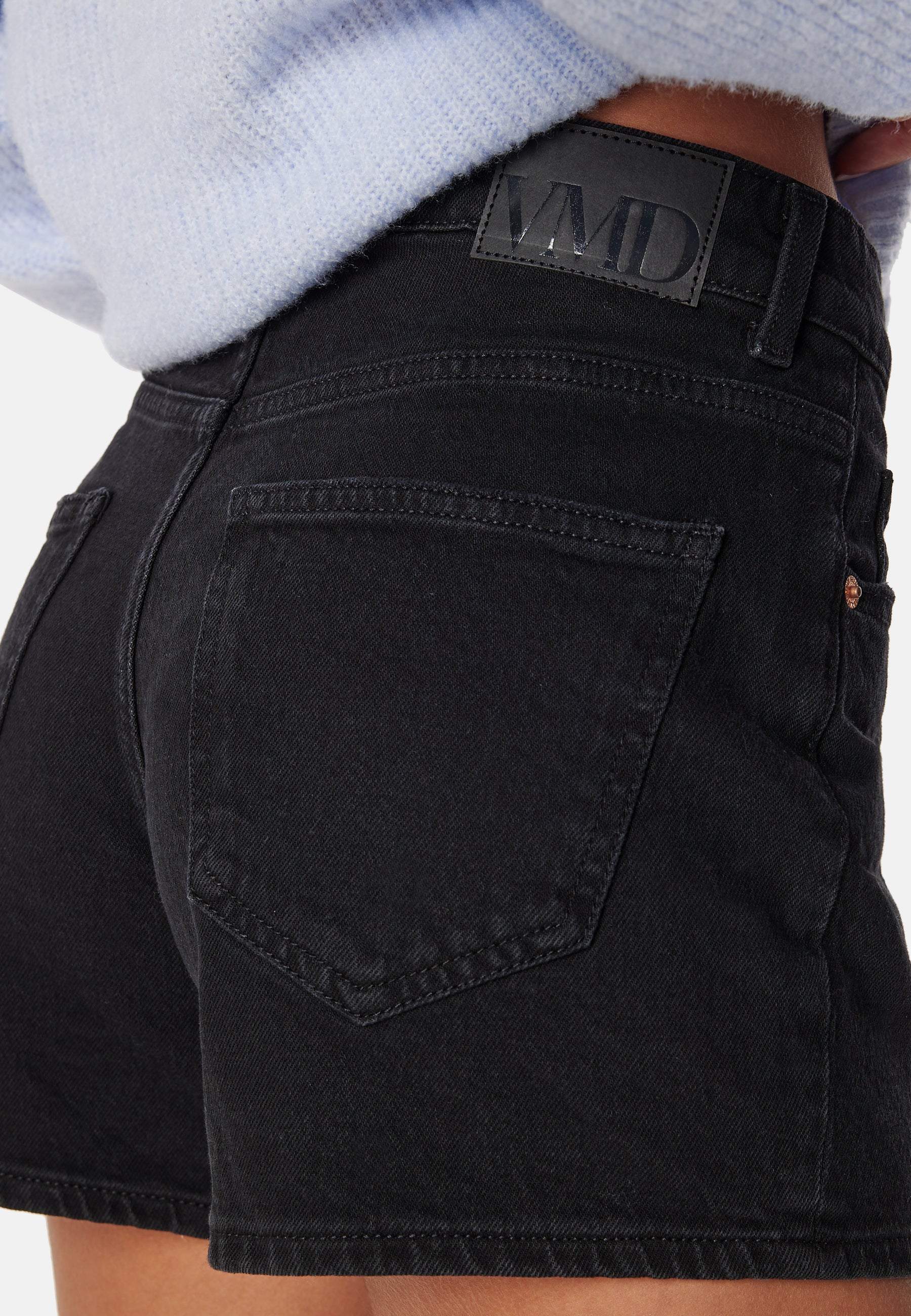 Vmtess mid rise short denim shorts - Image 5