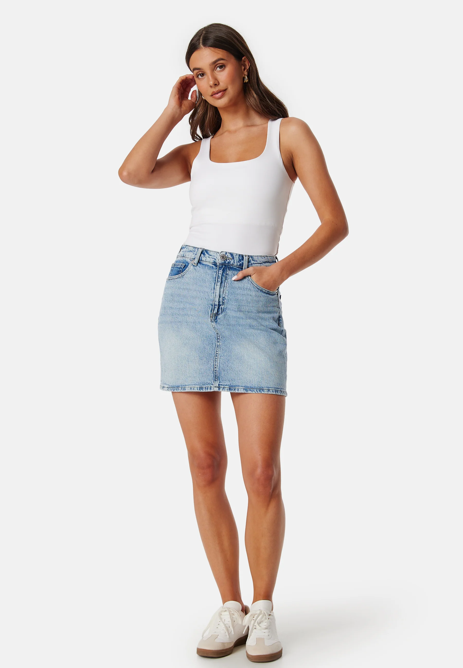 Vmtessa High Rise short denim skirt - Image 3
