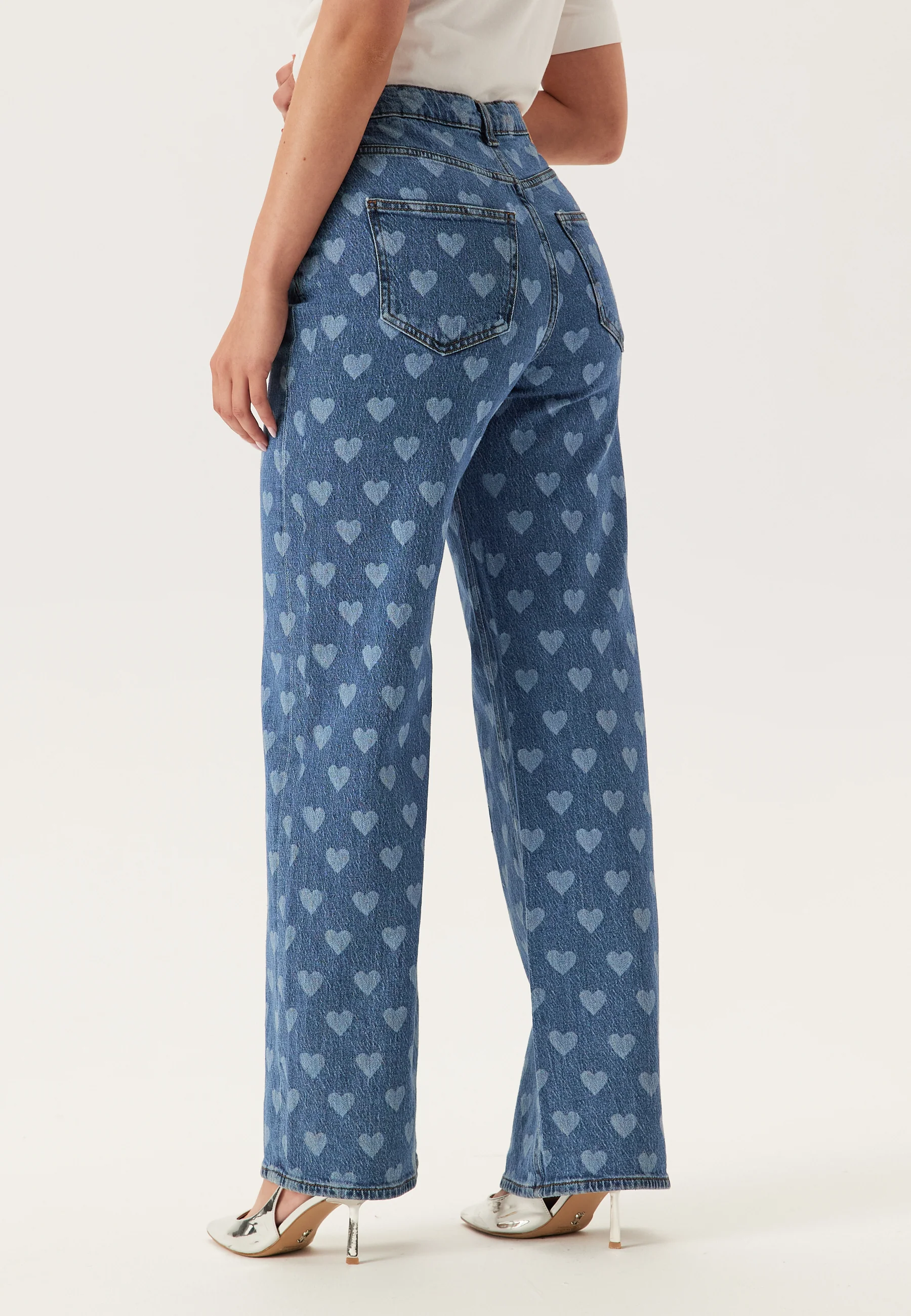 Vmtessa Hr Wide Jeans Print - Image 3